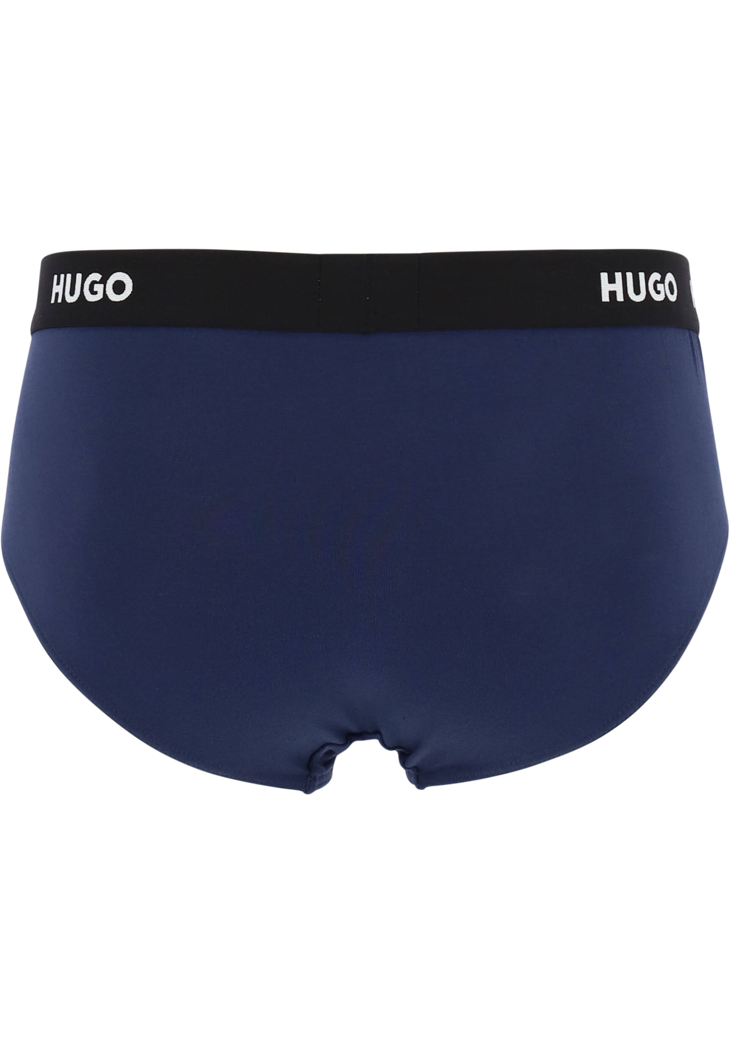 HUGO hipster briefs (3-pack), heren slips, blauw