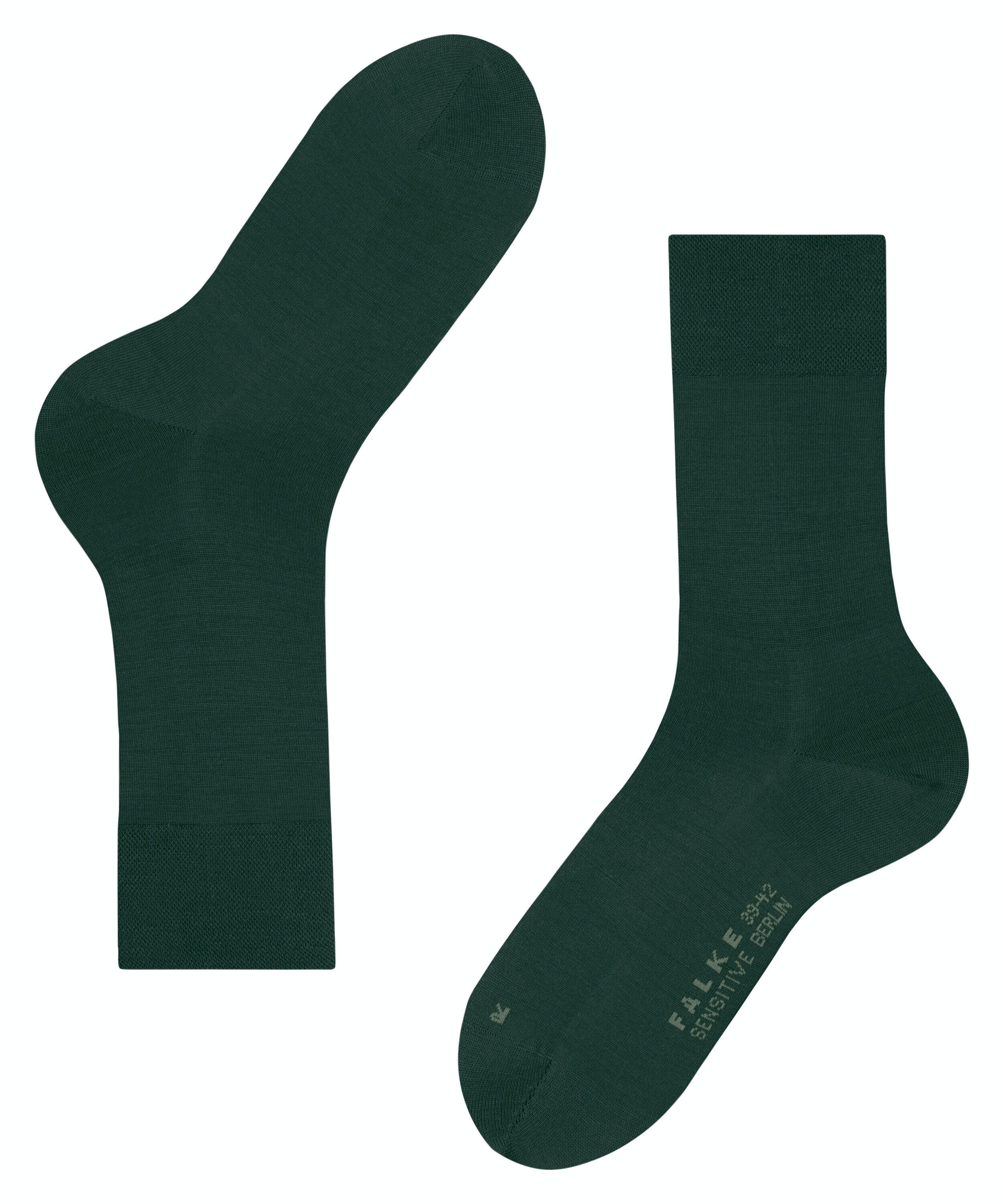 FALKE Sensitive Berlin herensokken, groen (hunter green)