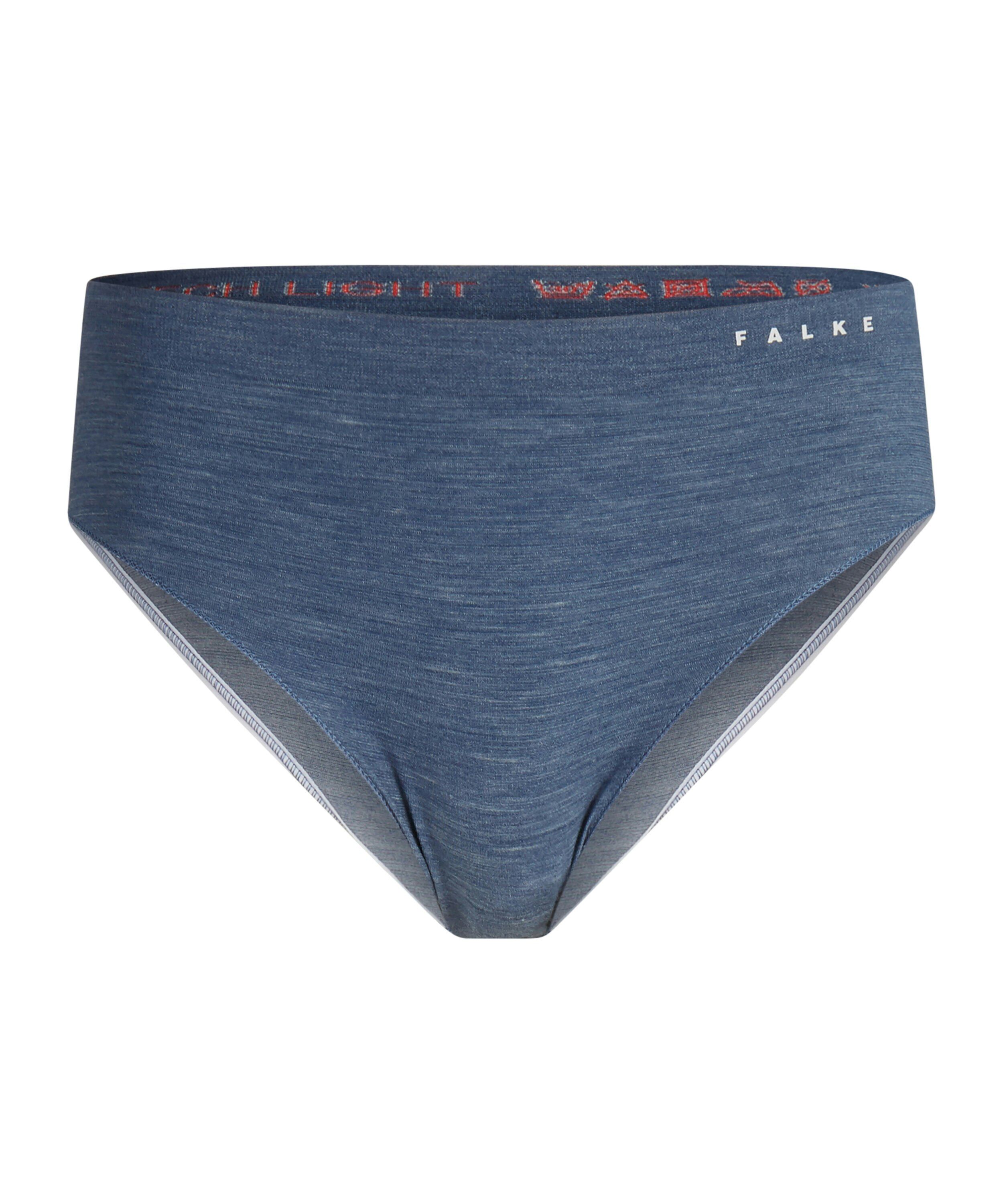 FALKE dames slip Wool-Tech Light, thermobroek, blauw (capitain)