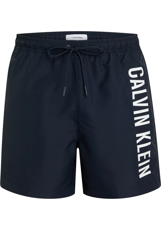 Calvin Klein Medium Drawstring swimshort, heren zwembroek, donkerblauw Calvin Klein Medium Drawstring swimshort, heren zwembroek, donkerblauw
