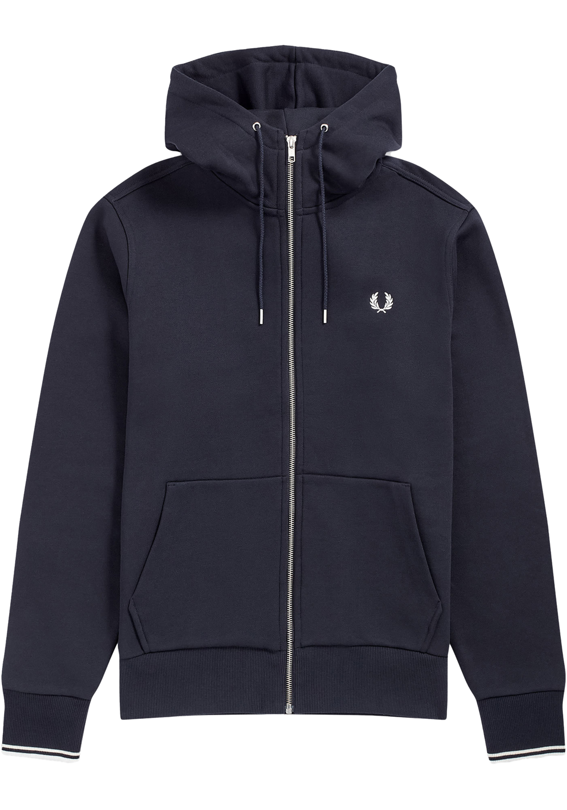 1-5034605846874-fred_perry-vest_HR Fred Perry hoodie sweatvest, blauw