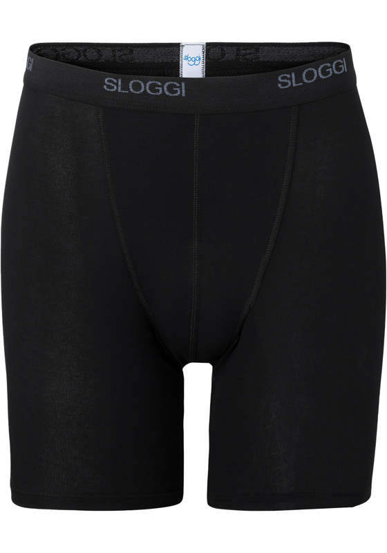 Sloggi Men Basic Long, heren boxer (1-pack), zwart Sloggi Men Basic Long, heren boxer (1-pack), zwart