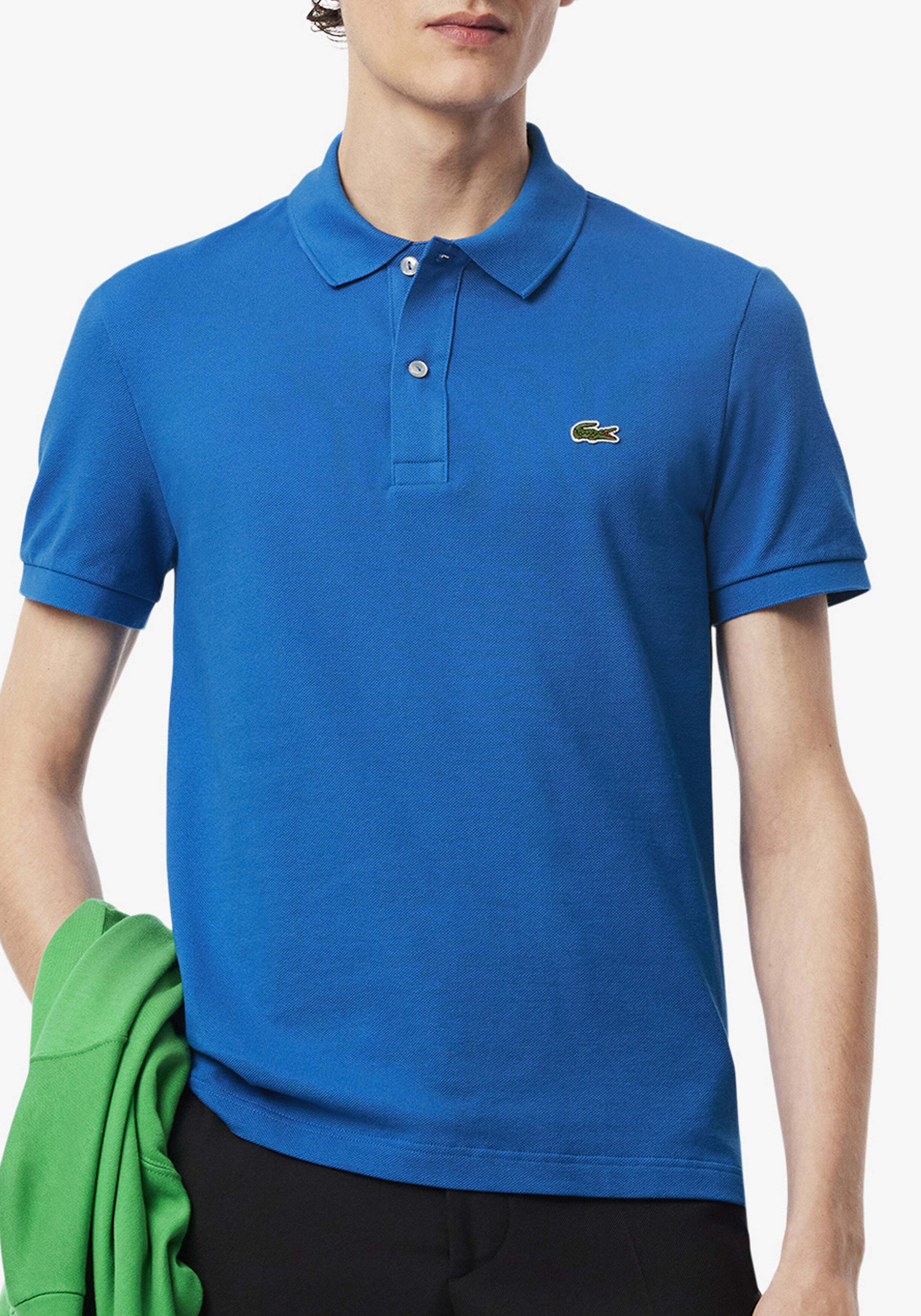 Lacoste Slim Fit polo, kobaltblauw