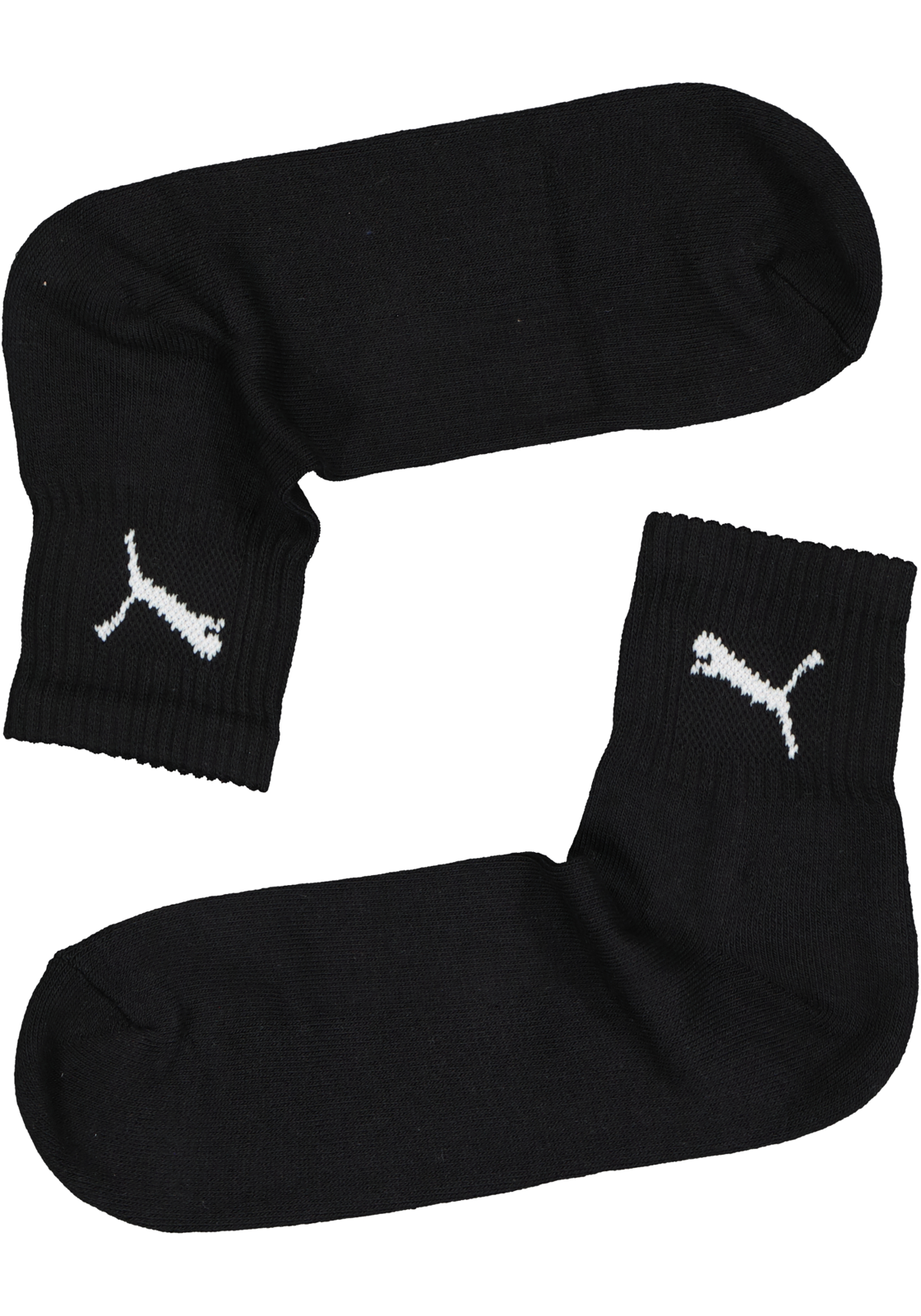 02-8713537871143-puma_sokken-3_pack_HR Puma short crew 3-Pack, zwart