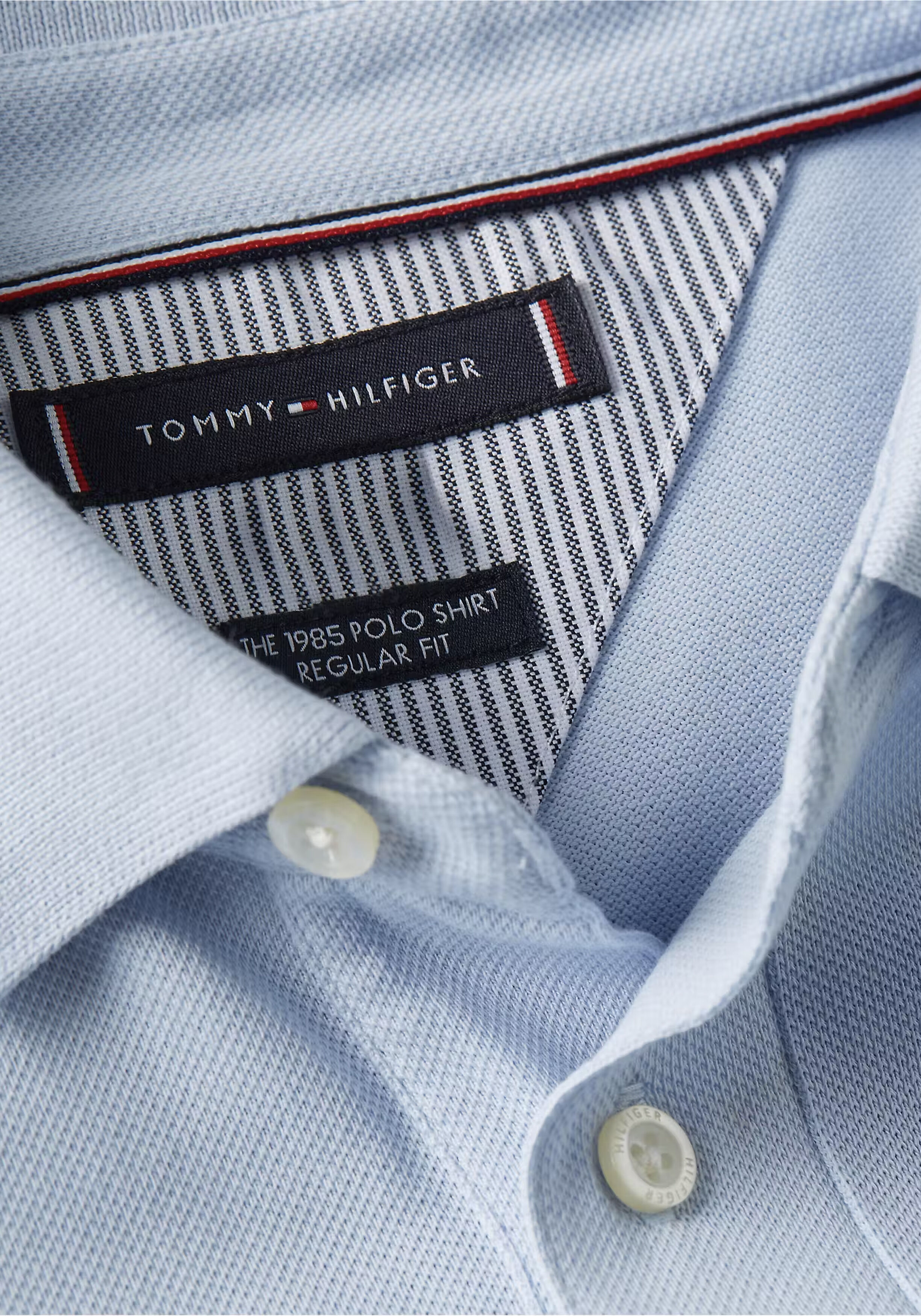  Tommy Hilfiger 1985 Regular Fit polo, Breezy Blue