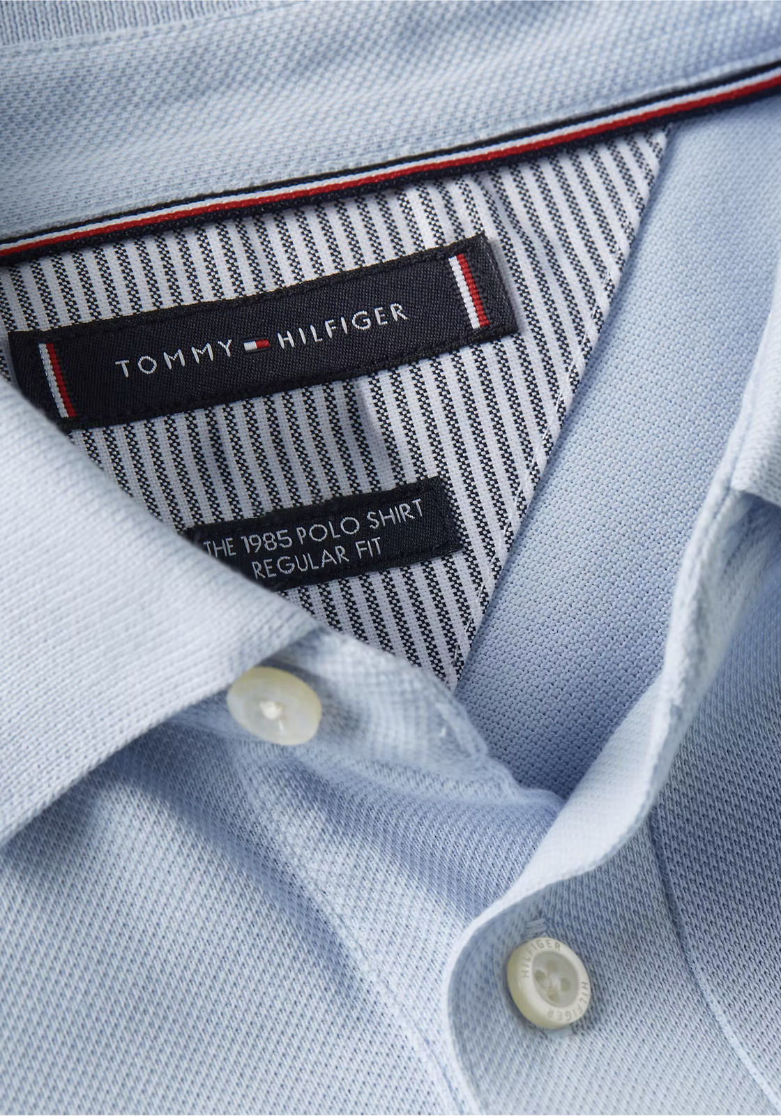 Tommy Hilfiger 1985 Regular Fit polo, Breezy Blue  Tommy Hilfiger 1985 Regular Fit polo, Breezy Blue