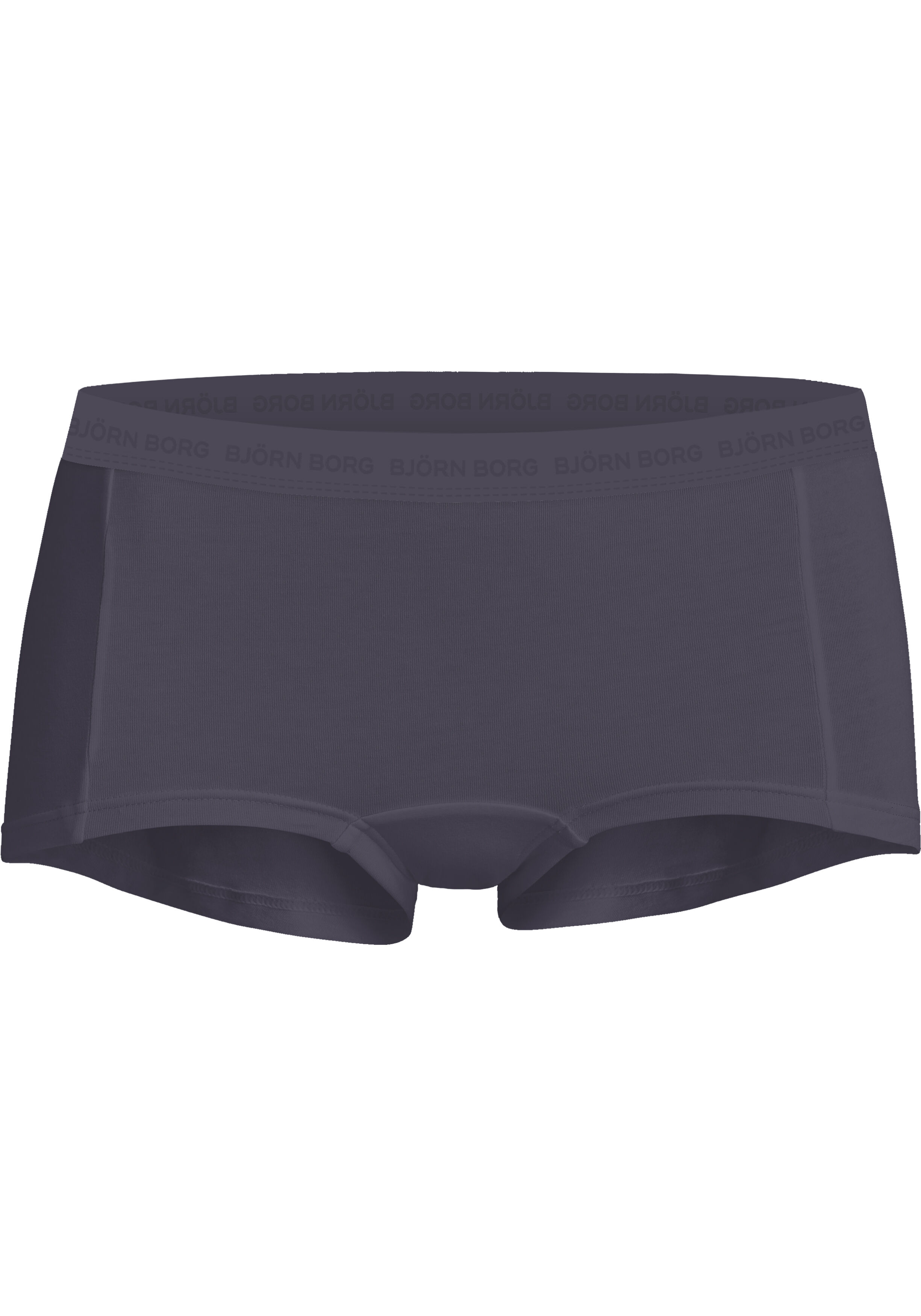 Bjorn Borg dames Core minishorts, boxers korte pijpen (2-pack), grijs, blauw