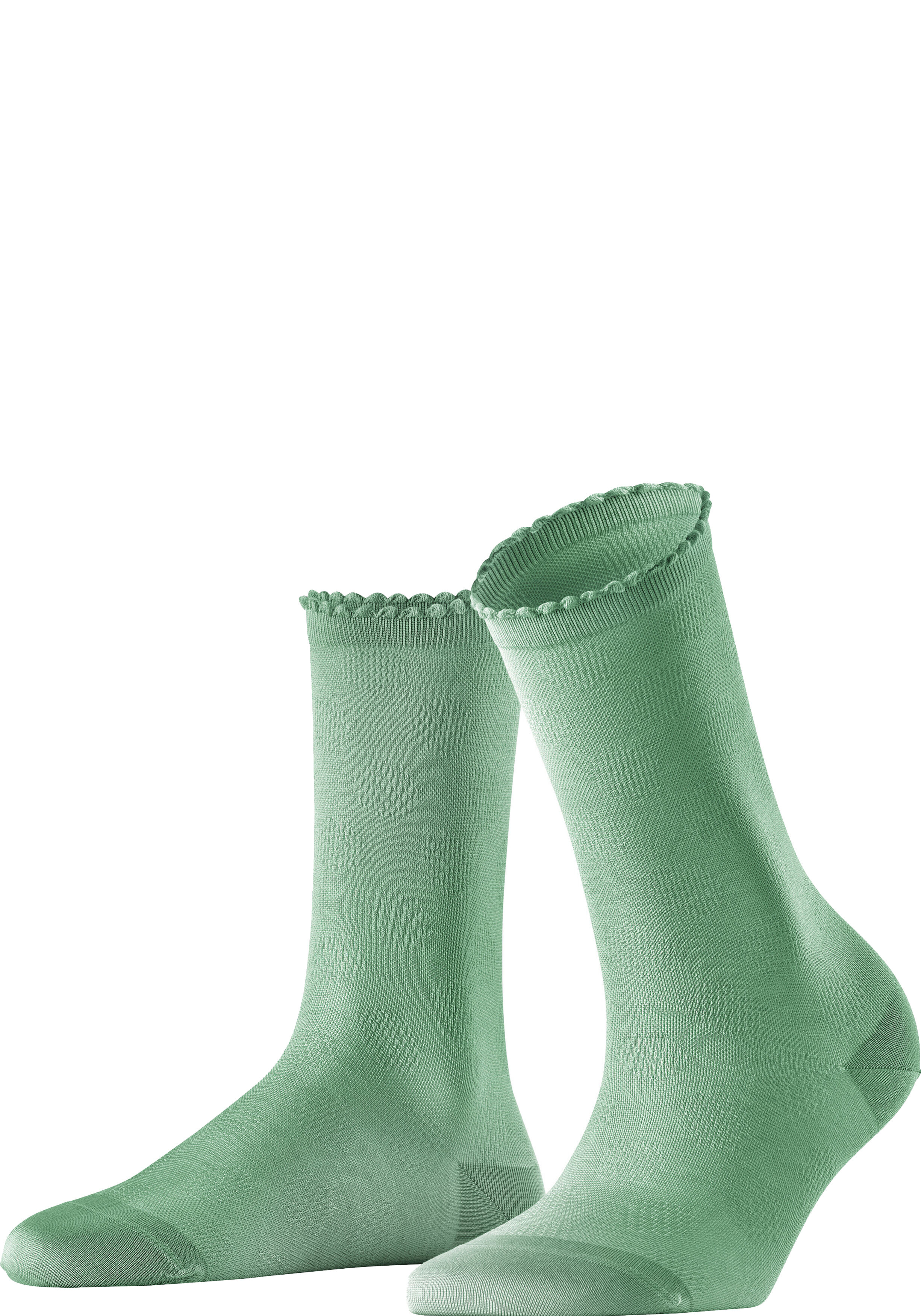 FALKE Bold Dot damessokken, brandnetelgroen (nettle)