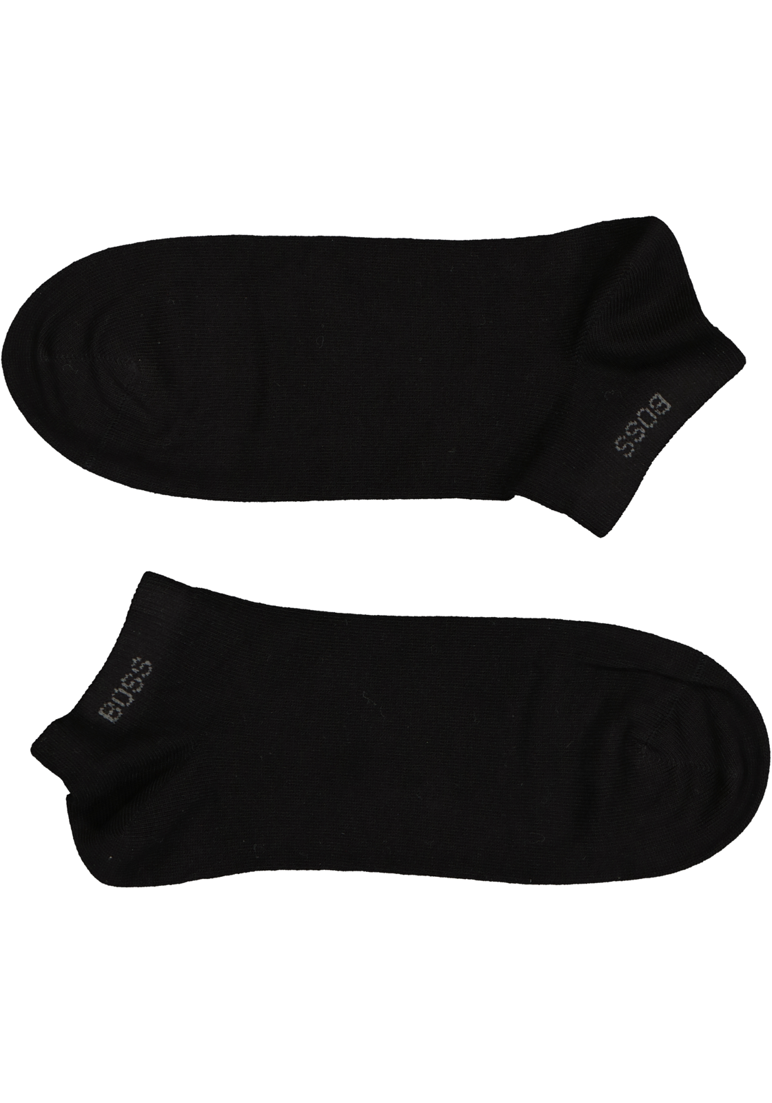 5-4043861437970_hugo_boss_sok_2p_HR BOSS enkelsokken (2-pack), heren sneaker sokken katoen, zwart