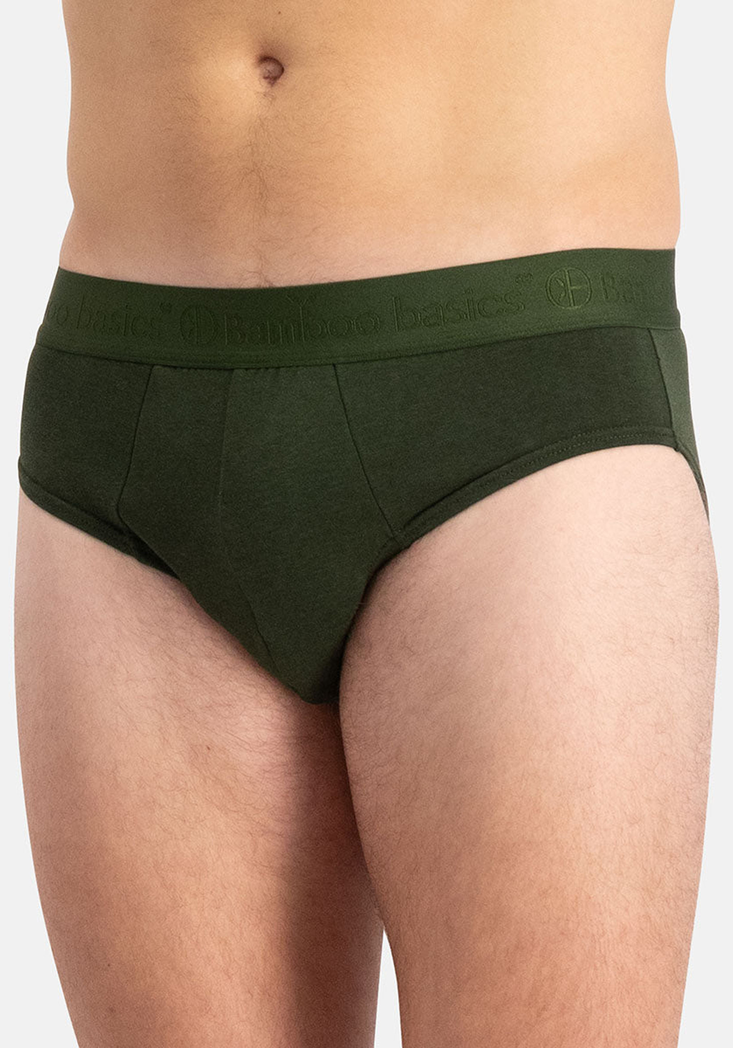 Bamboo Basics James slips (3-pack), heren slip, zwart, donkerblauw, legergroen