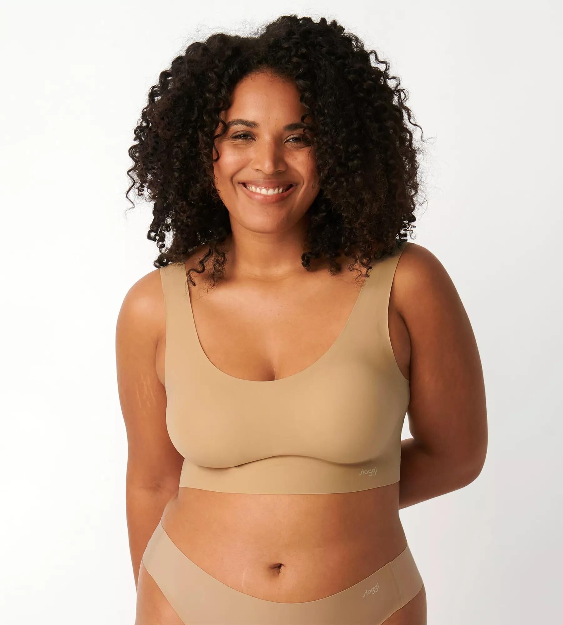 Sloggi Women ZERO Feel Top EX, bralette, cognac bruin