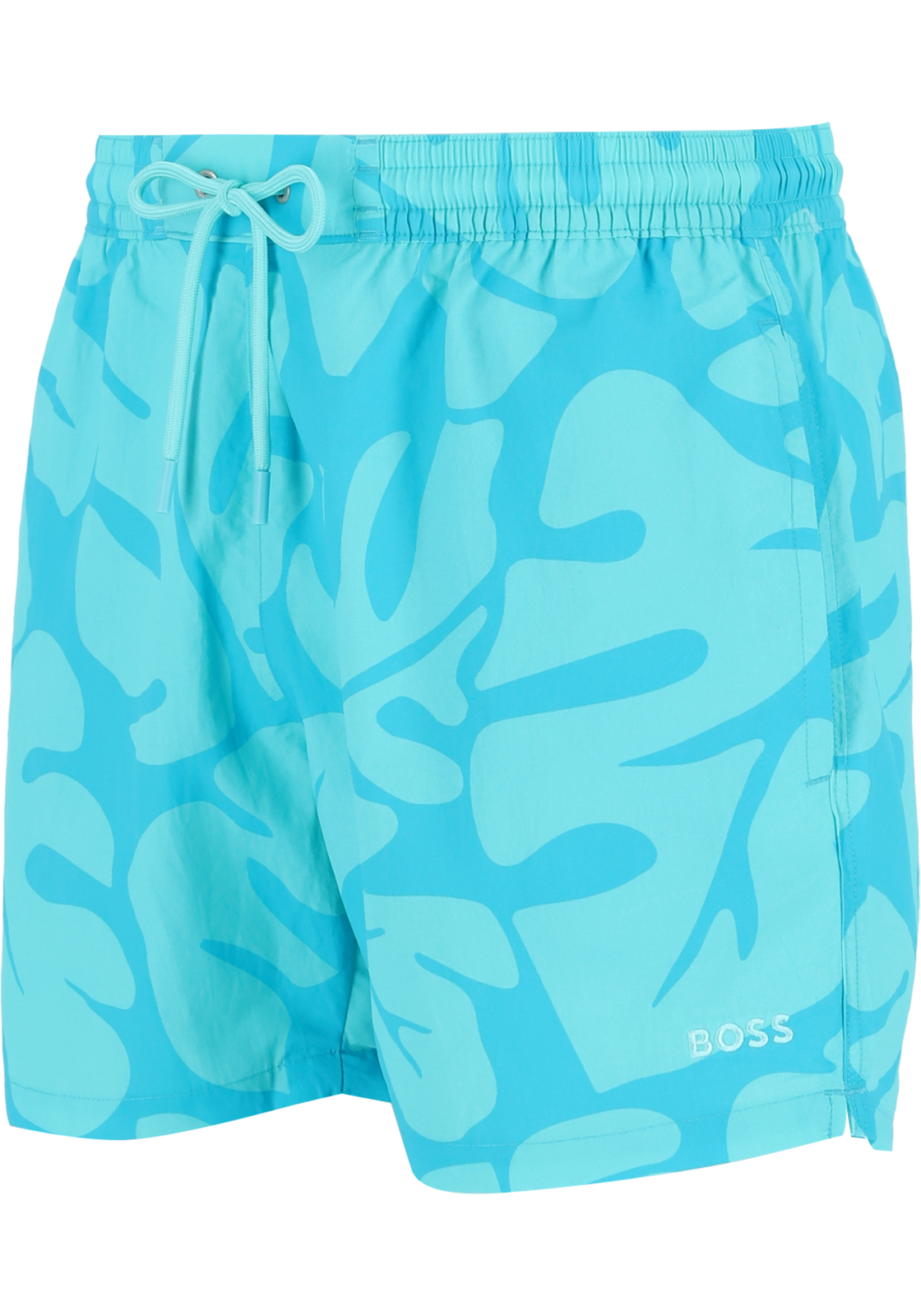 01-4063541045103-Hugo_Boss-HB_ZB_turquoise__50515729442_4fotos_HR HUGO BOSS Bari swim shorts, heren zwembroek, turquoise dessin