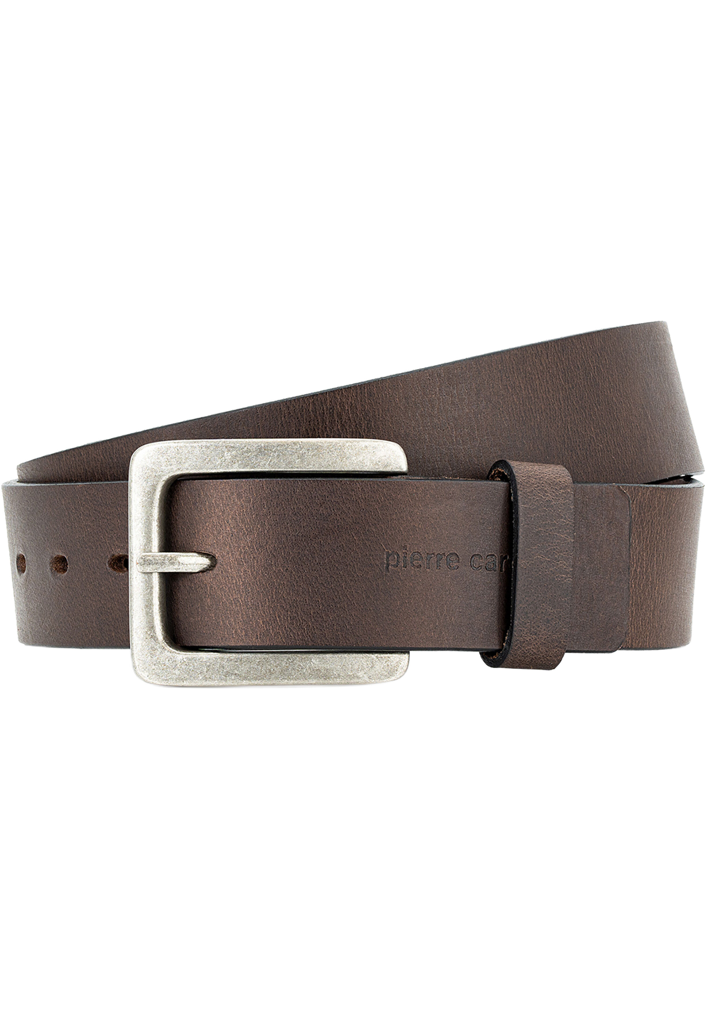 PIERRE CARDIN leren heren riem, bruin