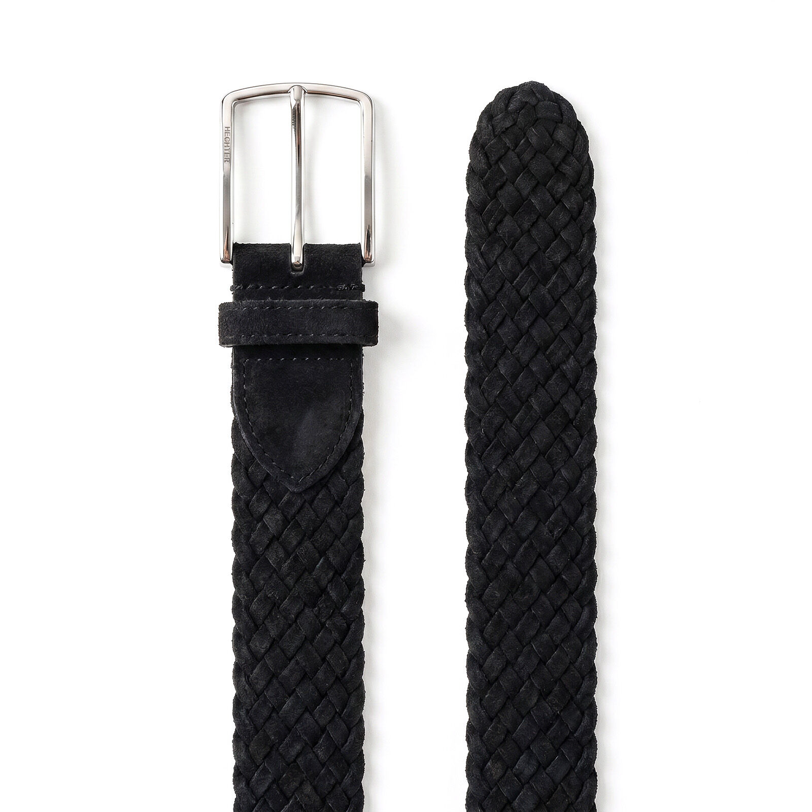HECHTER leren heren riem, zwart