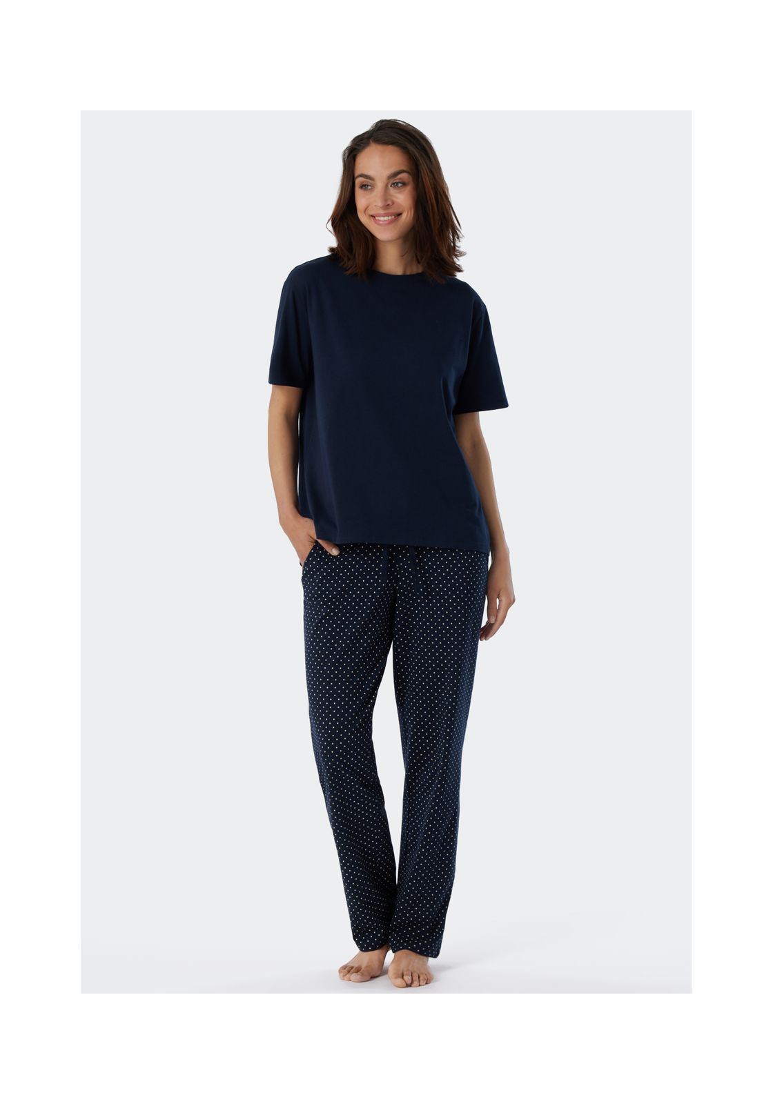image_8_179267-803_4_1280x1280 SCHIESSER Mix+Relax T-shirt, dames shirt korte mouwen donkerblauw