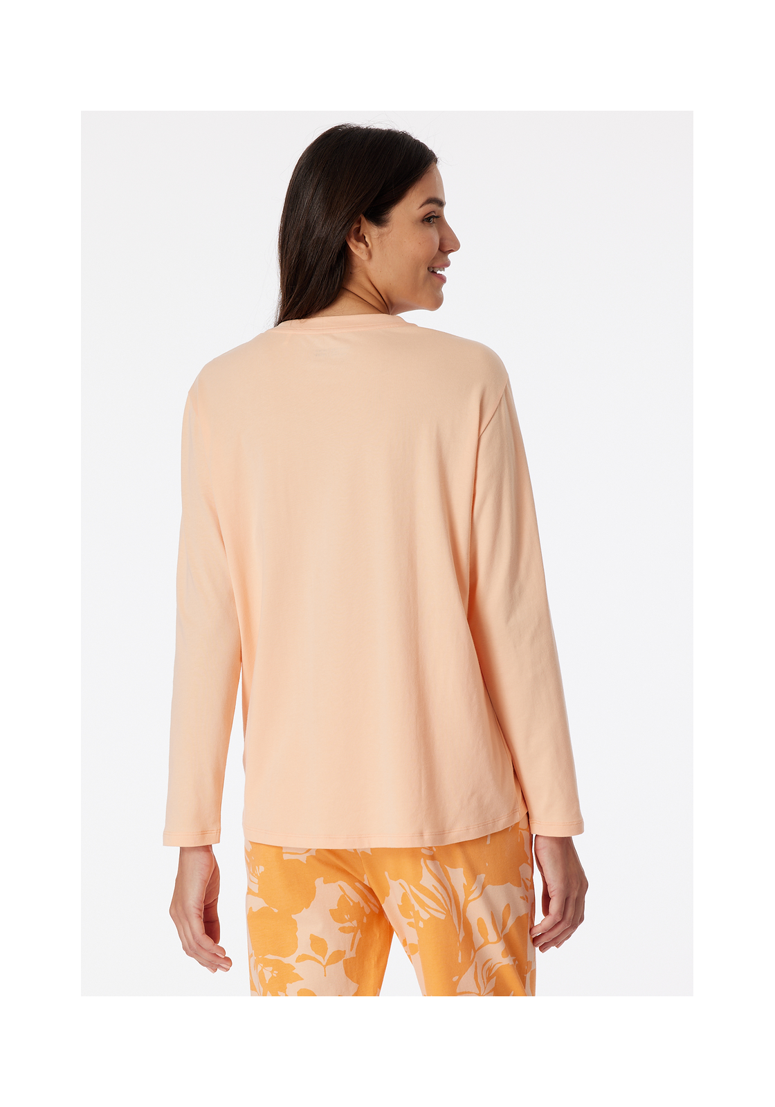 image_4_179273-680_1_1280x1280 SCHIESSER Mix+Relax T-shirt, dames shirt lange mouw perzik