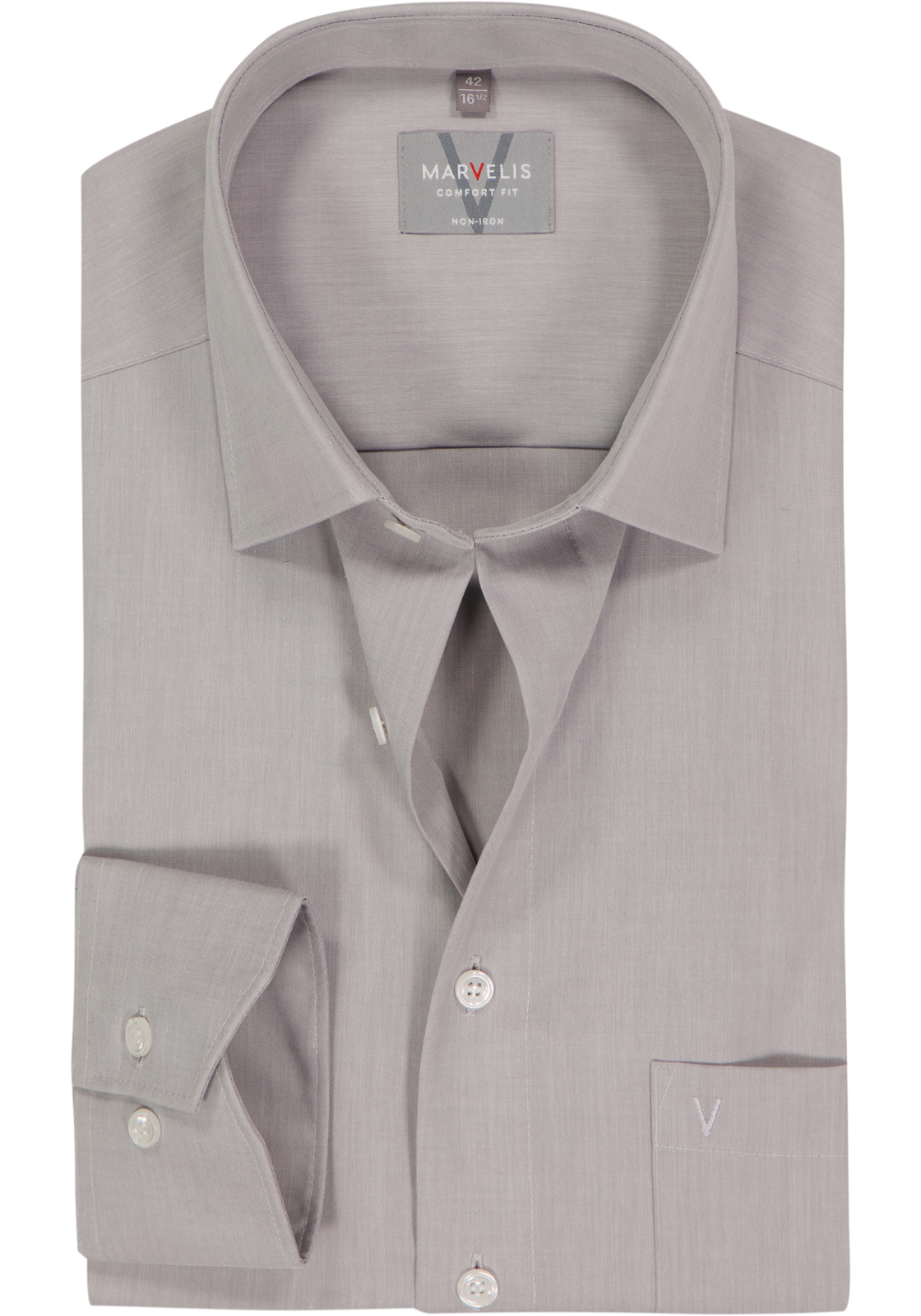 MARVELIS comfort fit overhemd, grijs MARVELIS comfort fit overhemd, grijs