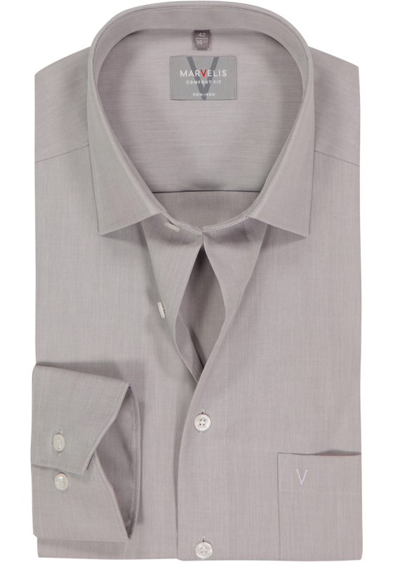 MARVELIS comfort fit overhemd, grijs MARVELIS comfort fit overhemd, grijs