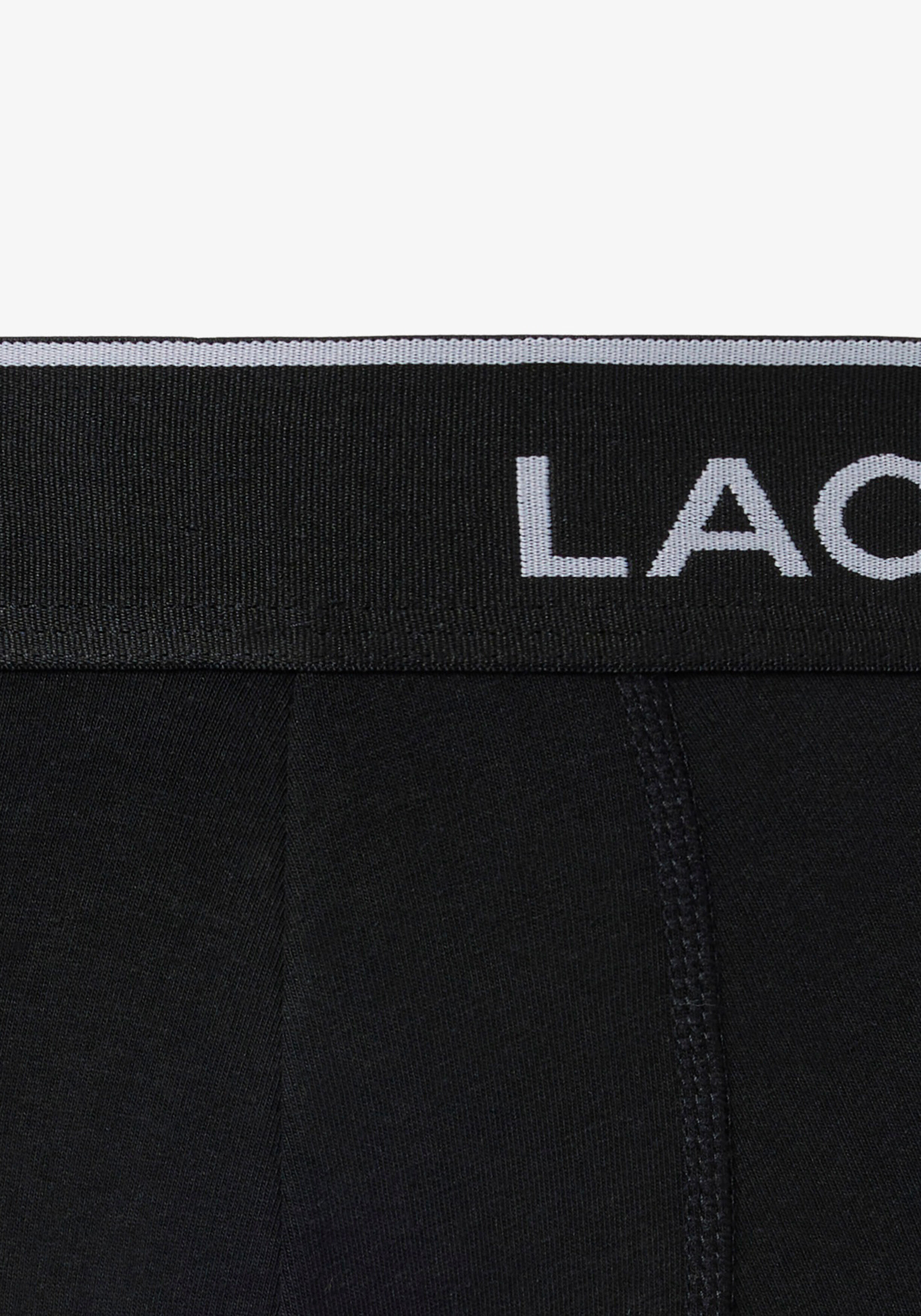 Lacoste boxer briefs (3-pack), heren boxers normale lengte, zwart