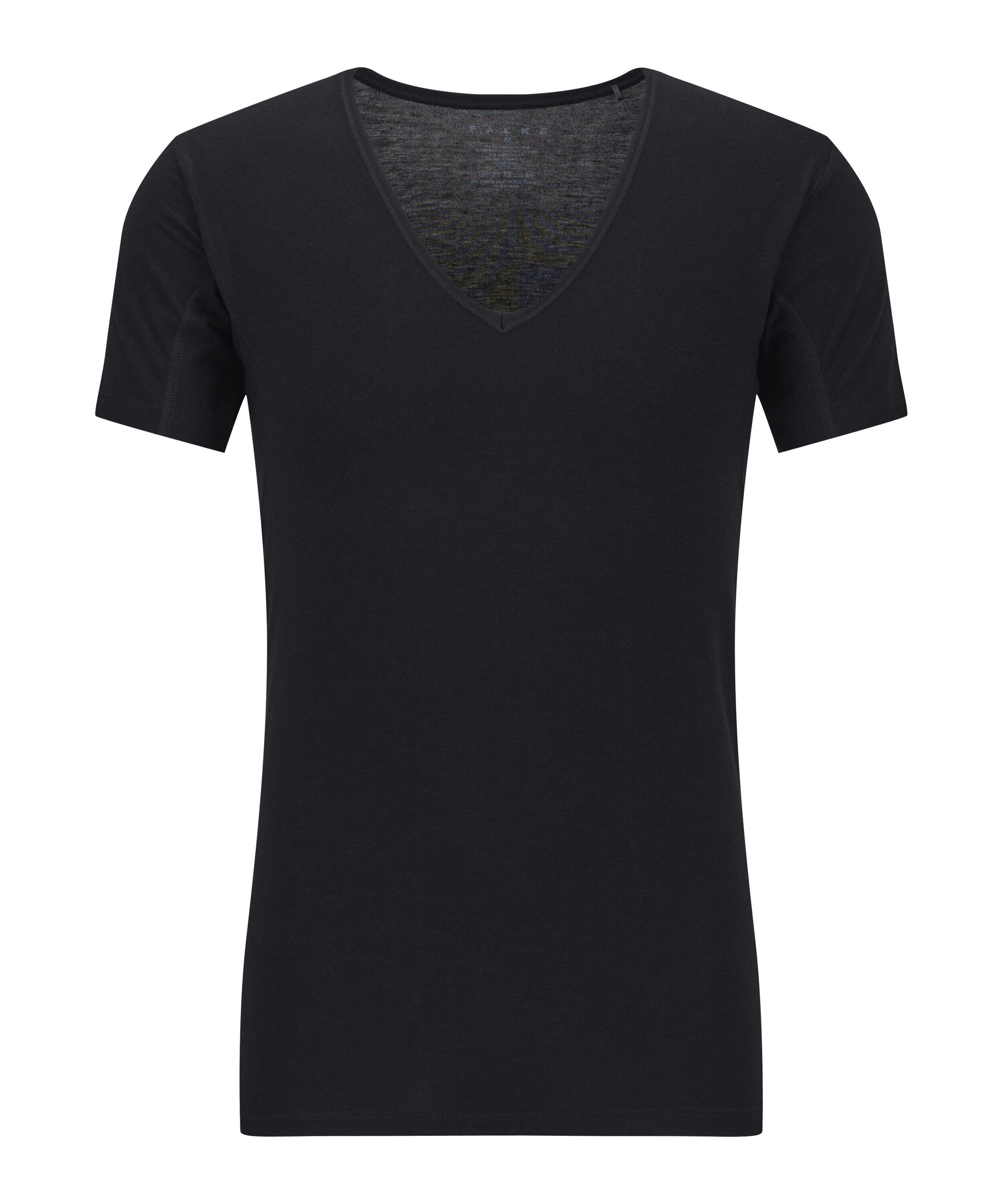FALKE heren T-shirt Daily Climate Control, korte mouw, zwart (black)