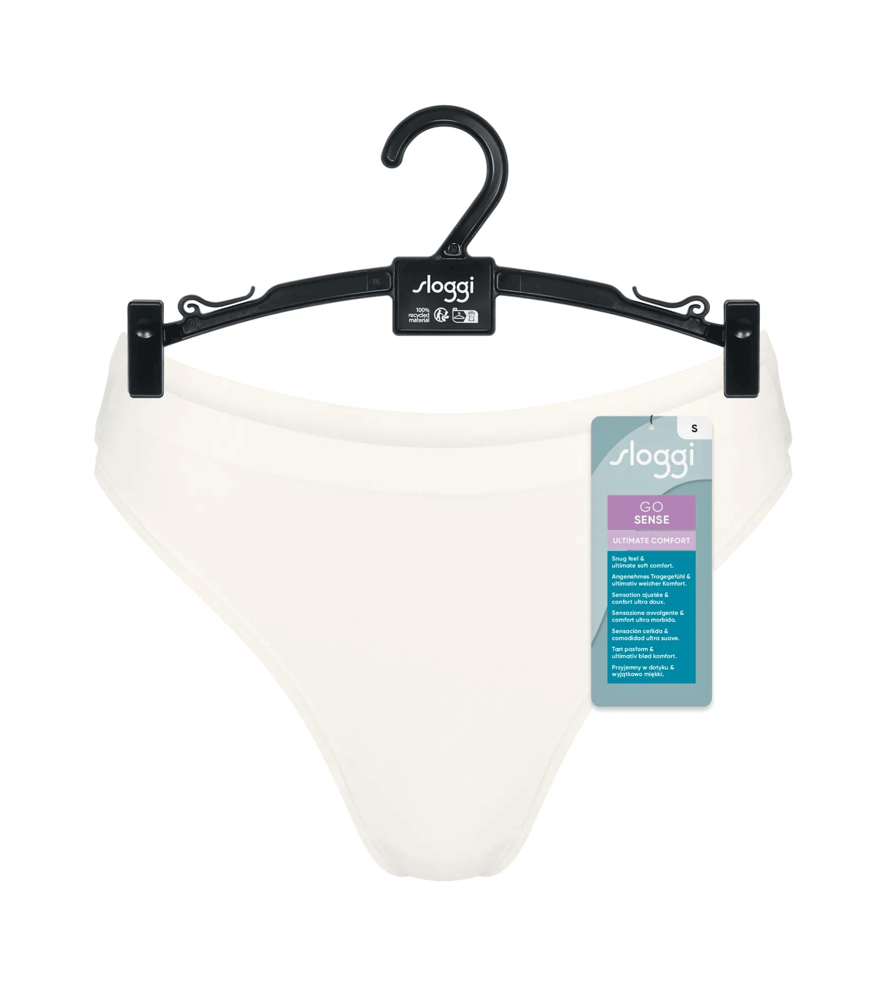 Sloggi Women GO Sense High leg (2-pack), dames slip, wit