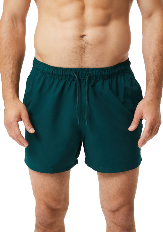 Bjorn Borg Solid Swim Shorts, heren zwembroek, groen Bjorn Borg Solid Swim Shorts, heren zwembroek, groen