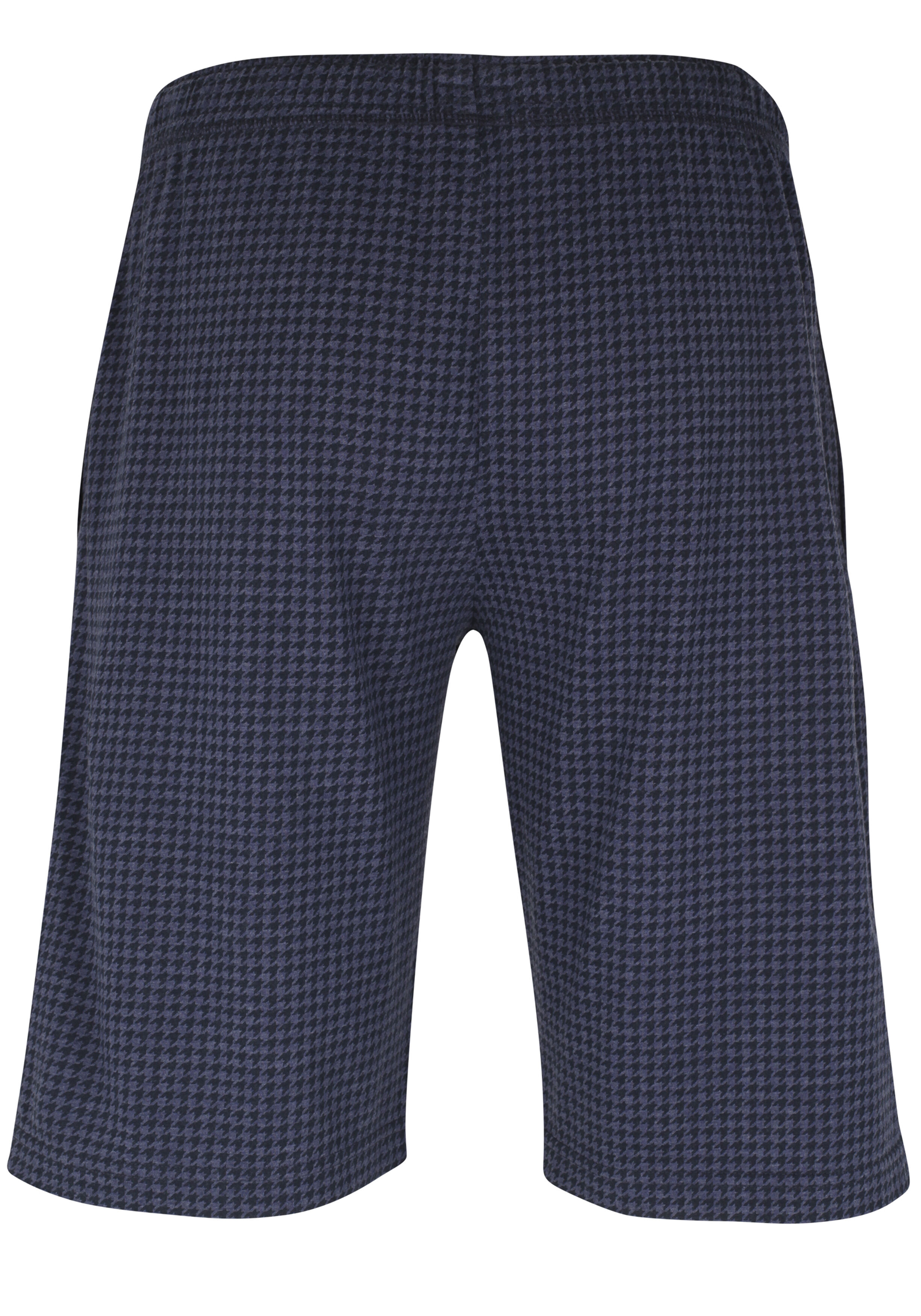 Ceceba heren pyjamabroek kort, blauw pied de poule