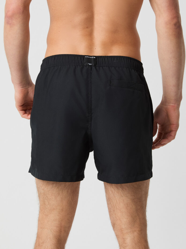 Bjorn Borg Solid Swim Shorts, heren zwembroek, zwart