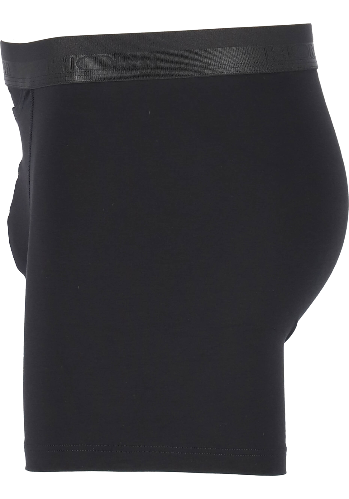 2-9009984071557-HOM-HOM_3595190004_BX_zwart_4foto_HR HOM HO1 long boxer briefs (1-pack), heren boxer lang met horizontale gulp, zwart