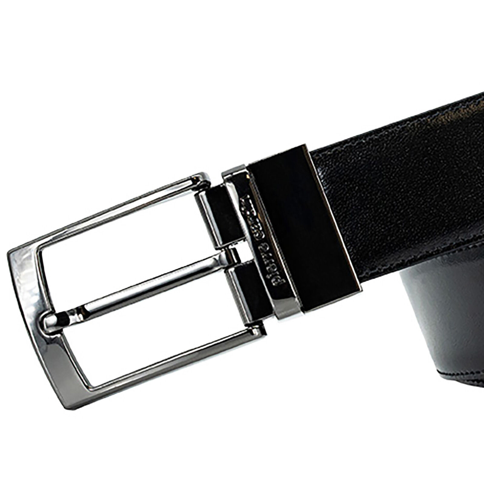 PIERRE CARDIN leren heren riem, zwart
