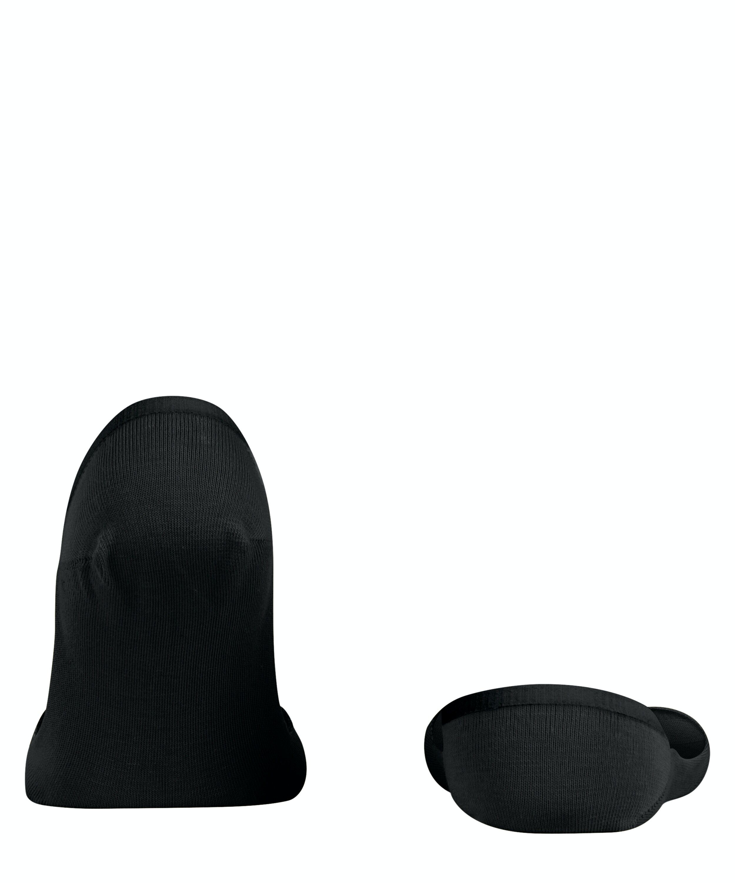 Burlington Carrington heren invisible sokken, zwart (black)