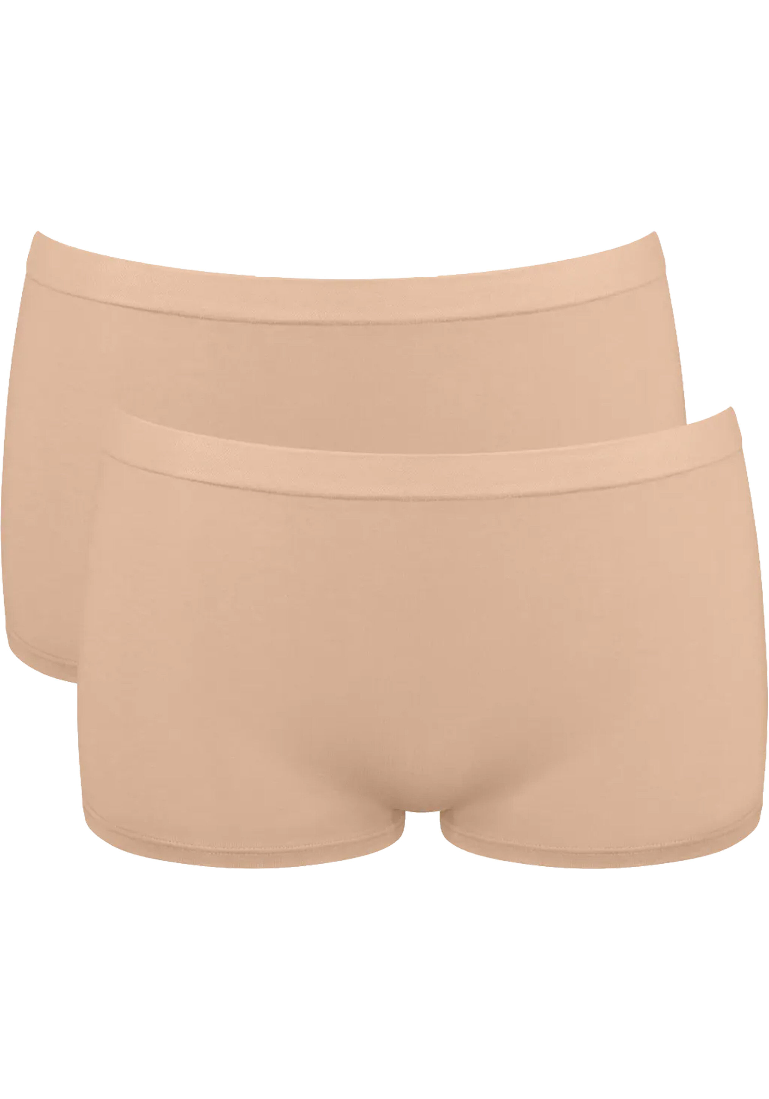 Sloggi Women GO Sense Short (2-pack), dames boxer, beige
