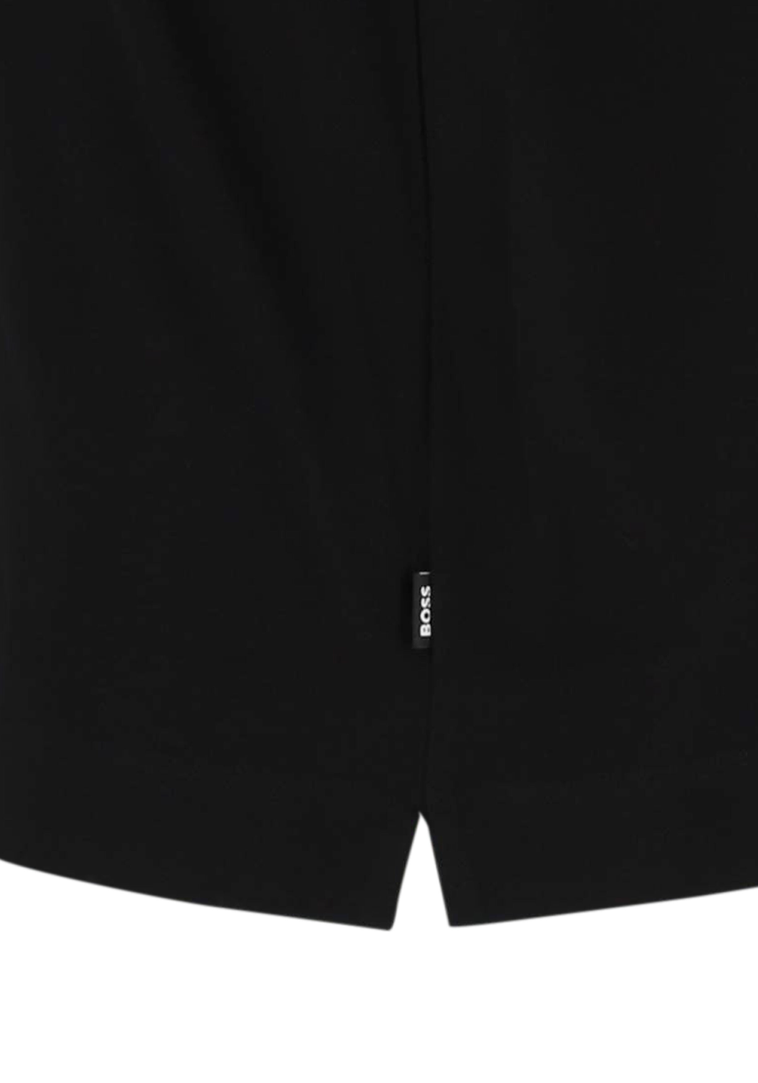 BOSS Parris regular fit heren polo, pique, zwart