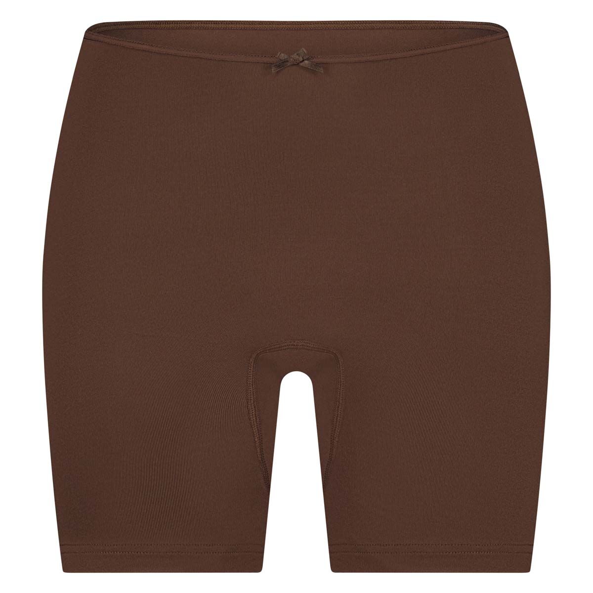 RJ Bodywear RJ dames Pure Color dames extra lange pijp short (1-pack), espresso bruin