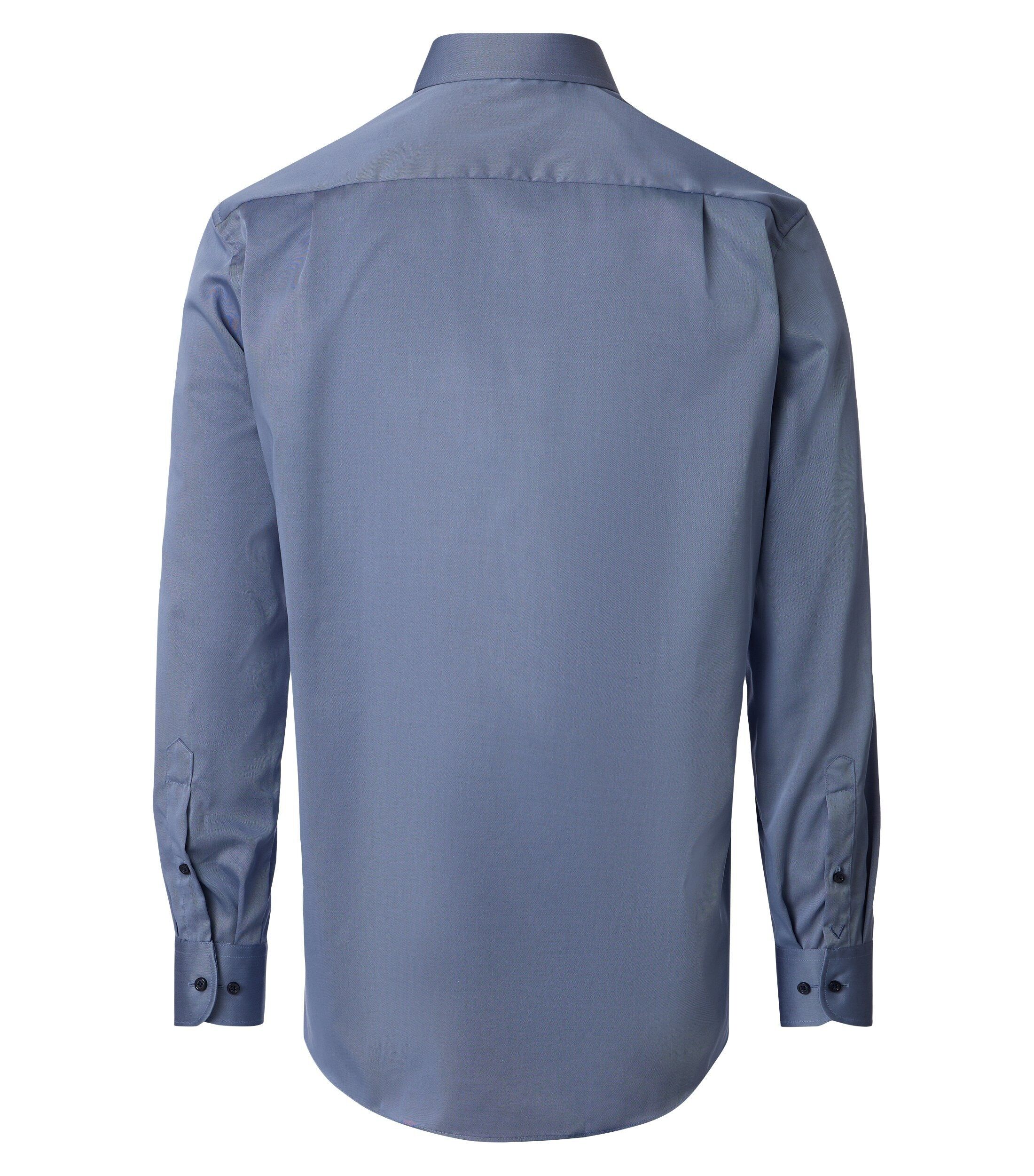 VENTI modern fit overhemd, twill, blauw