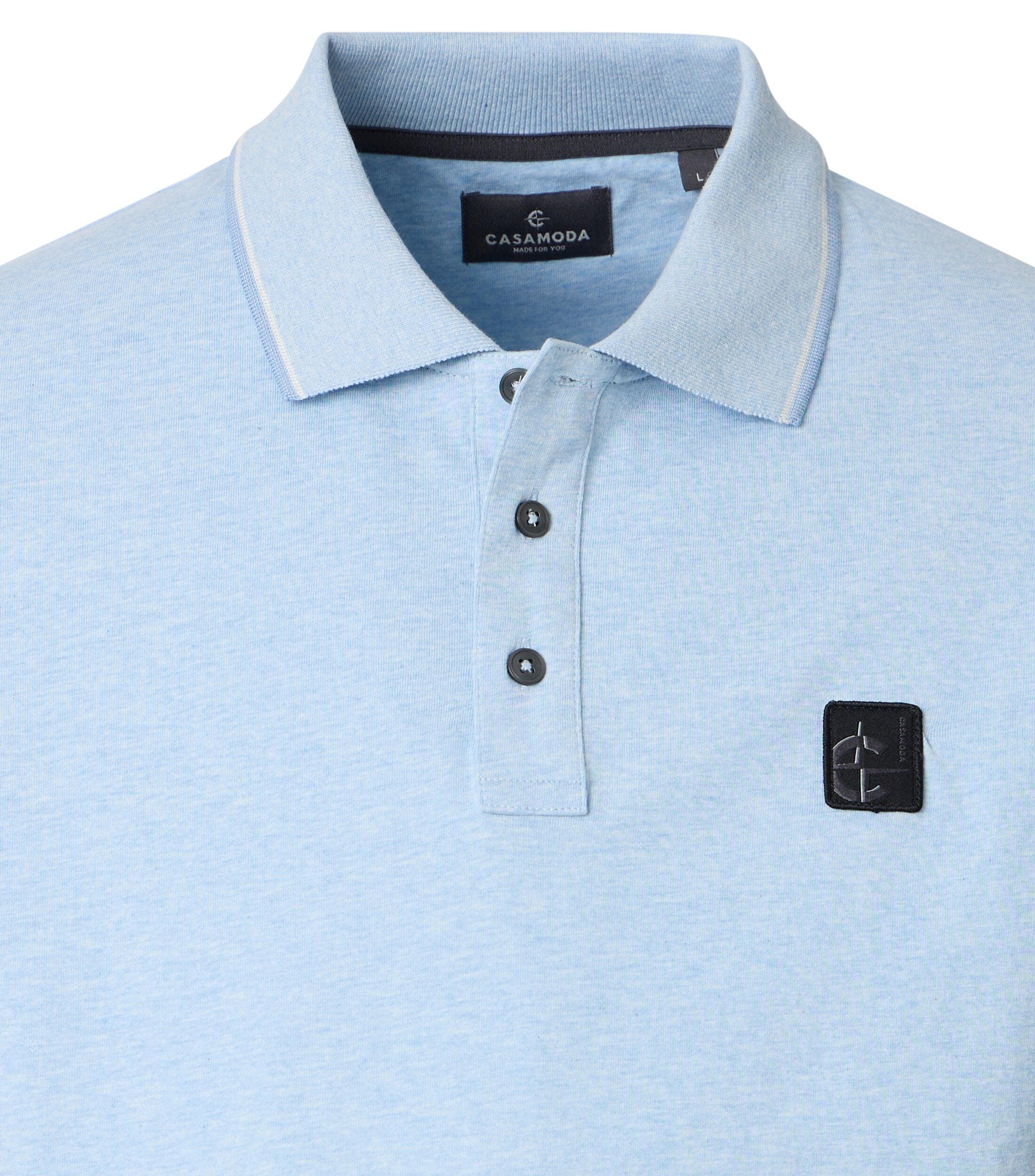 CASA MODA comfort fit heren polo, blauw