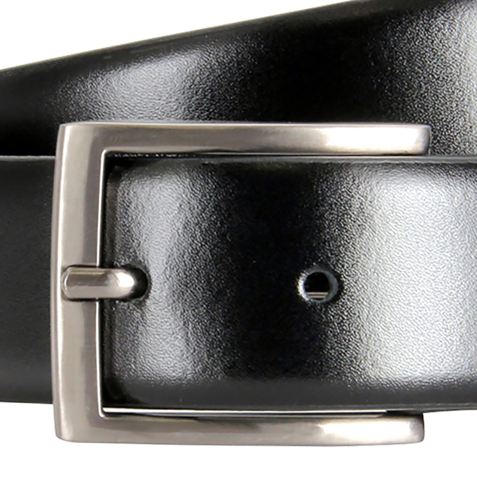 LINDENMANN leren heren riem, zwart