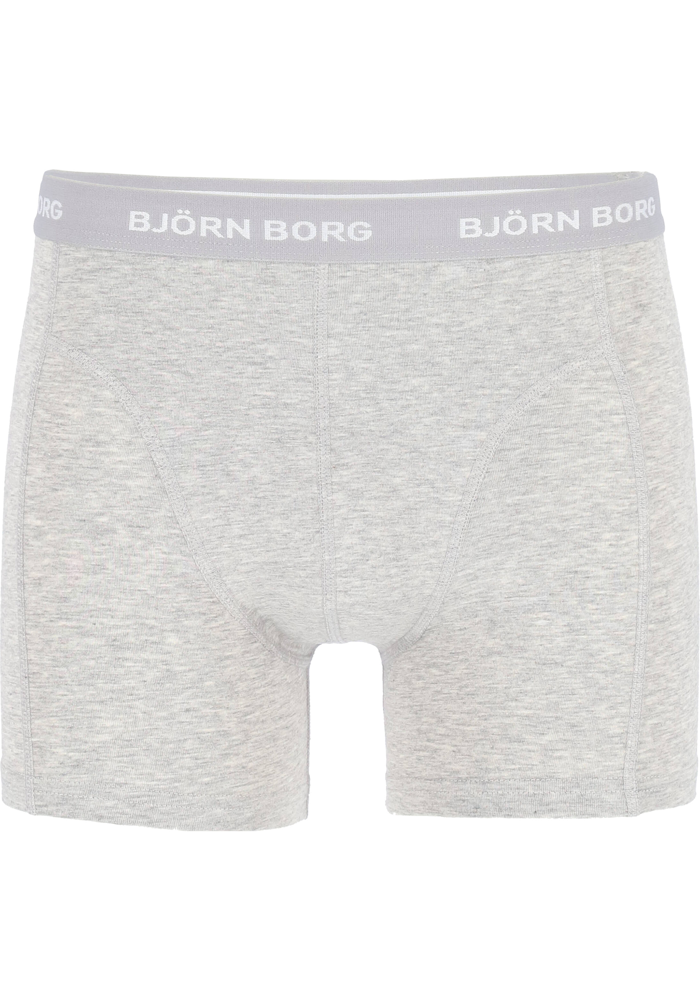 Bjorn Borg boxershorts Essential (3-pack), heren boxers normale lengte, zwart Black beauty