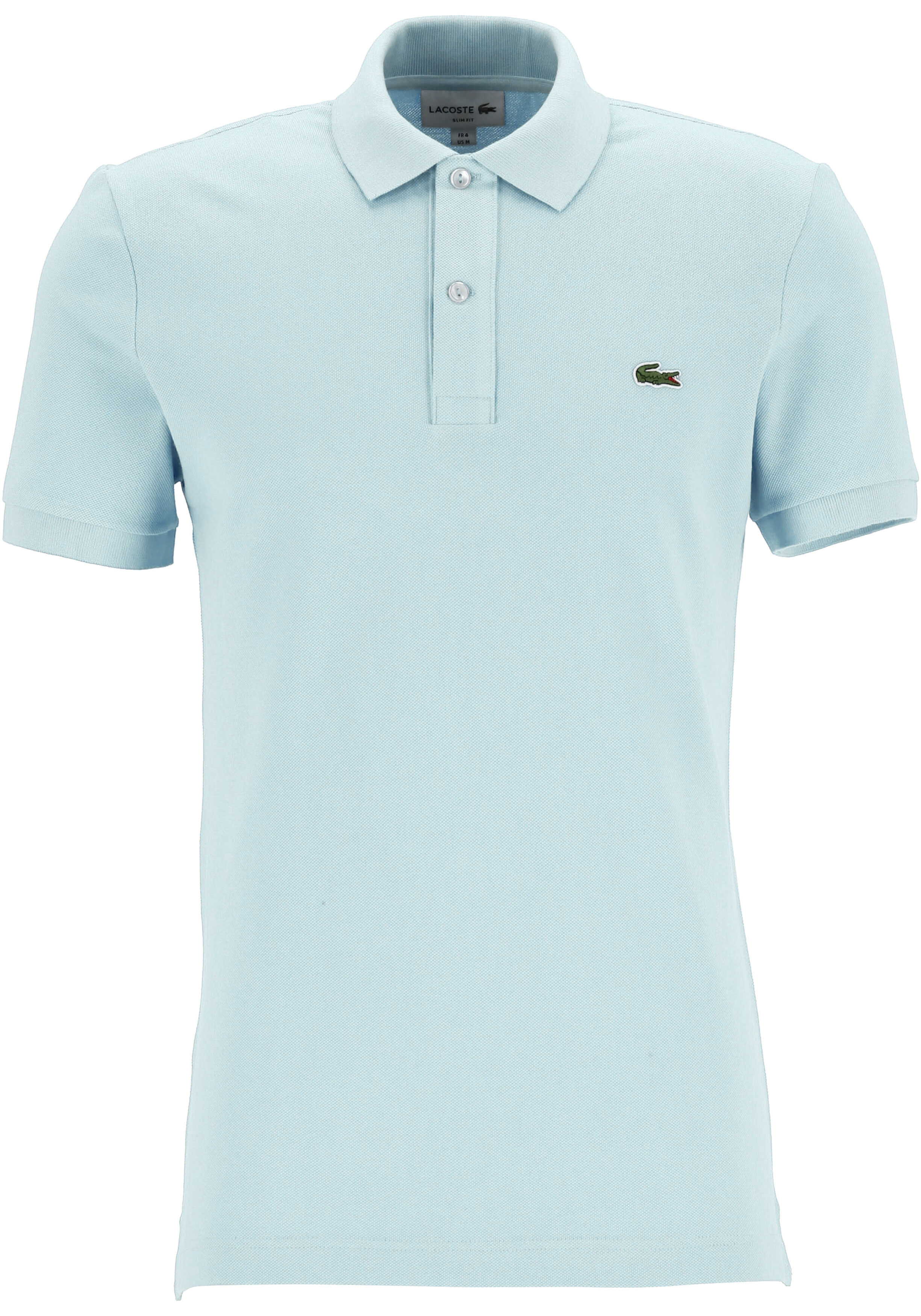 Lacoste Slim Fit polo, beekjes blauw