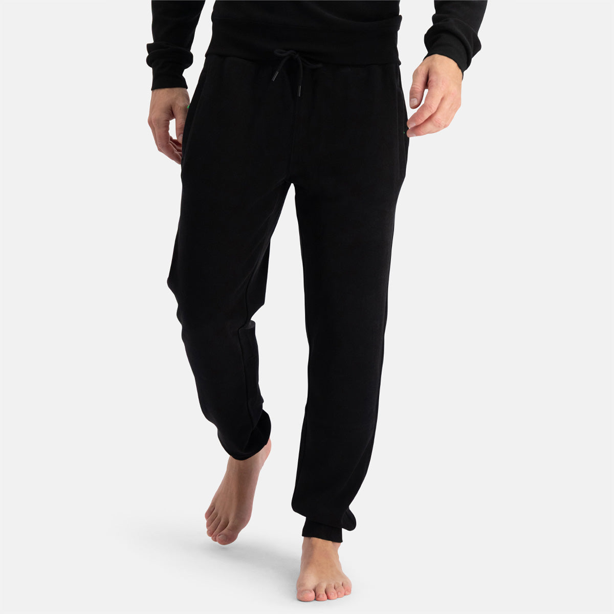 Bamboo Basics Dean sweatpants, heren joggingbroek, zwart