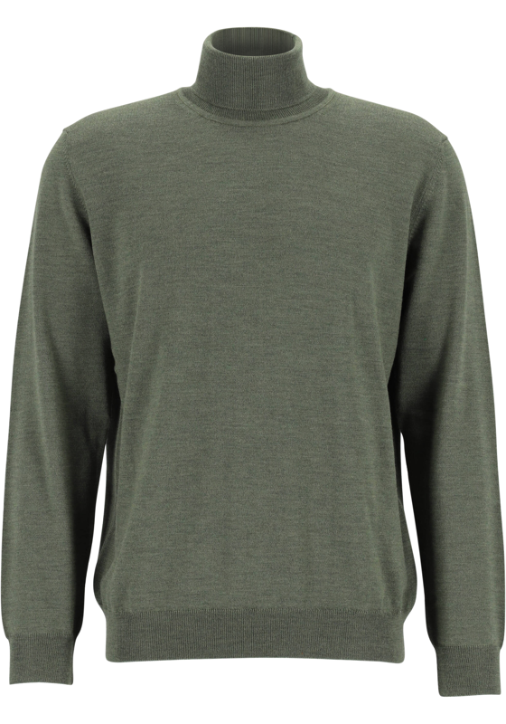 OLYMP modern fit coltrui wol, groen OLYMP modern fit coltrui wol, groen