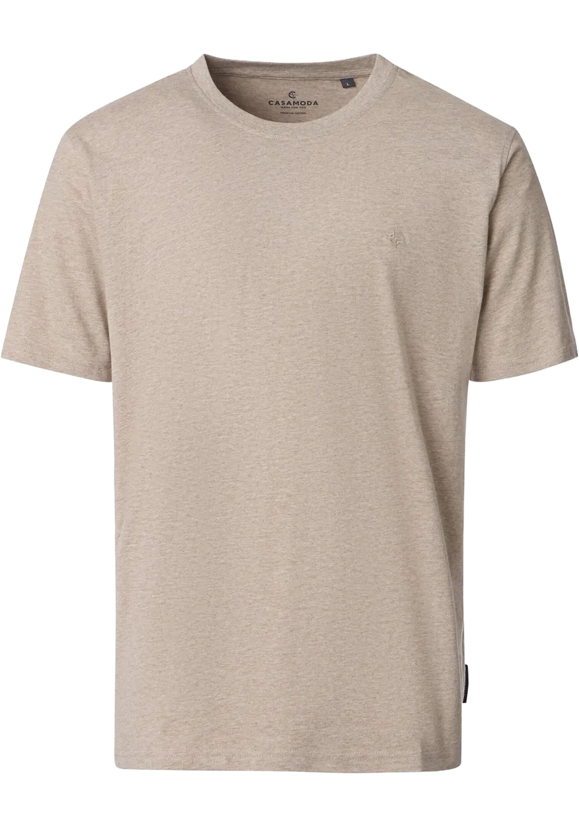 CASA MODA comfort fit heren T-shirt, beige