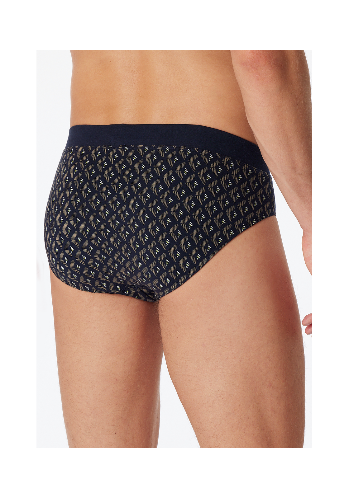 image_4_180205-303_1_1280x1280 SCHIESSER Fine Interlock slip (1-pack), heren minislip fijn gedessineerd bruin-grijs