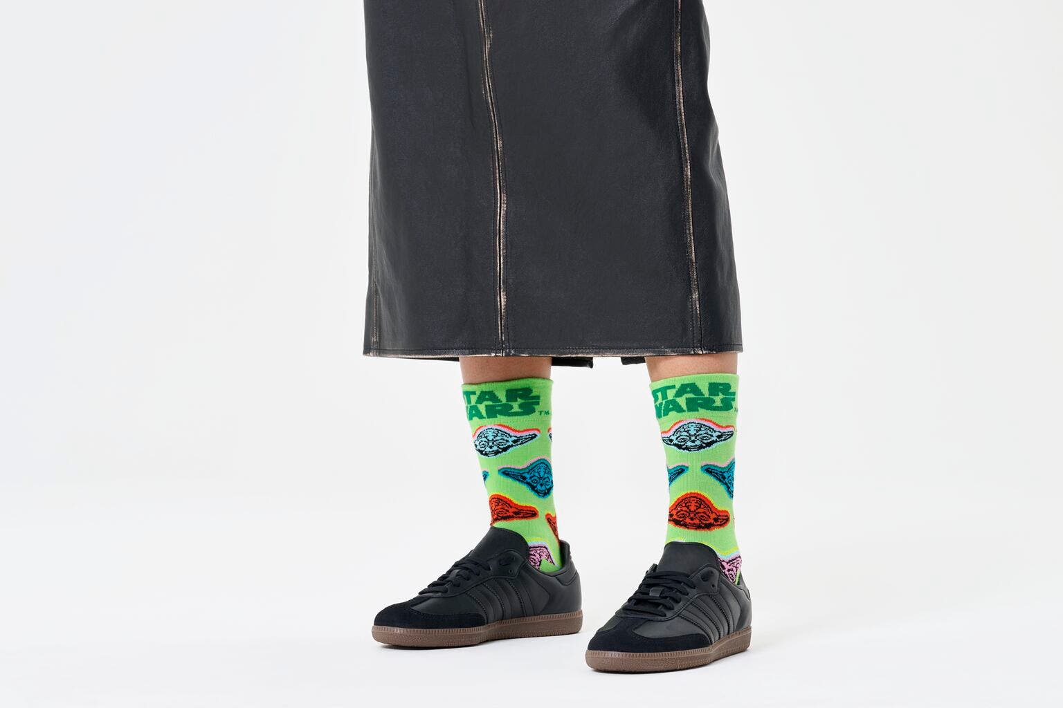 Happy Socks STAR WARS Yoda Sock, unisex sokken, lichtgroen