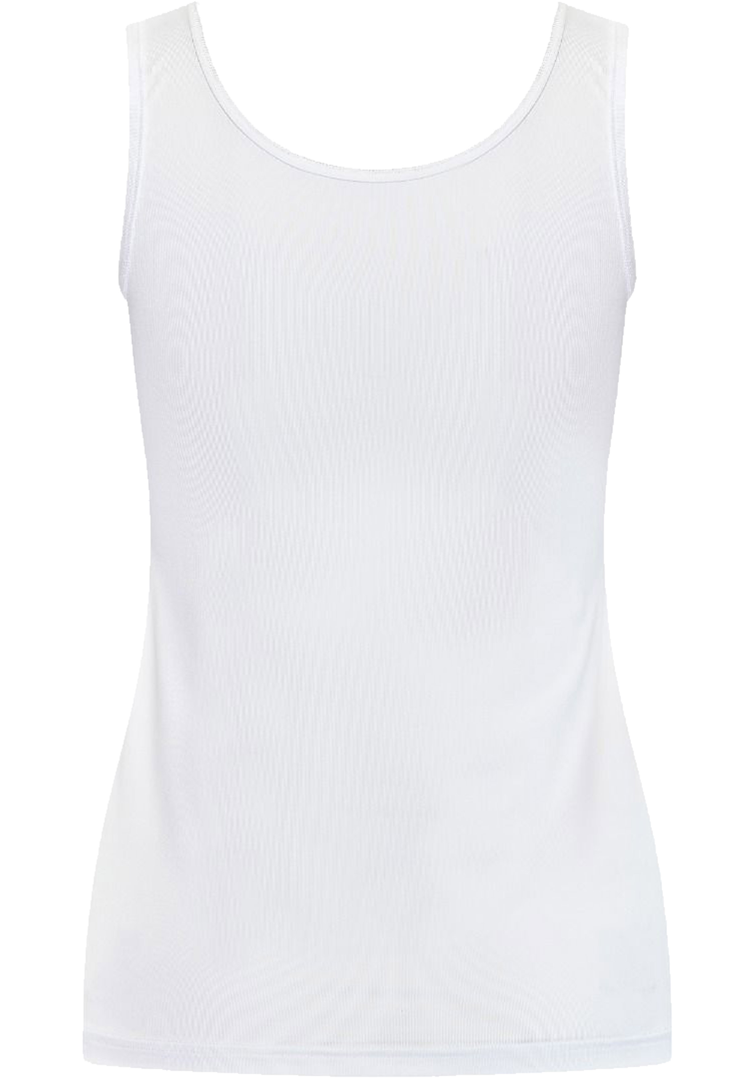 RJ Bodywear RJ dames Pure Color dames hemd extra lang (1-pack), wit