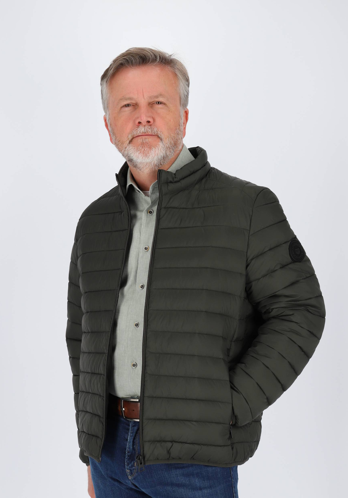 Redmond comfort fit tussenjas, groen Redmond comfort fit tussenjas, groen