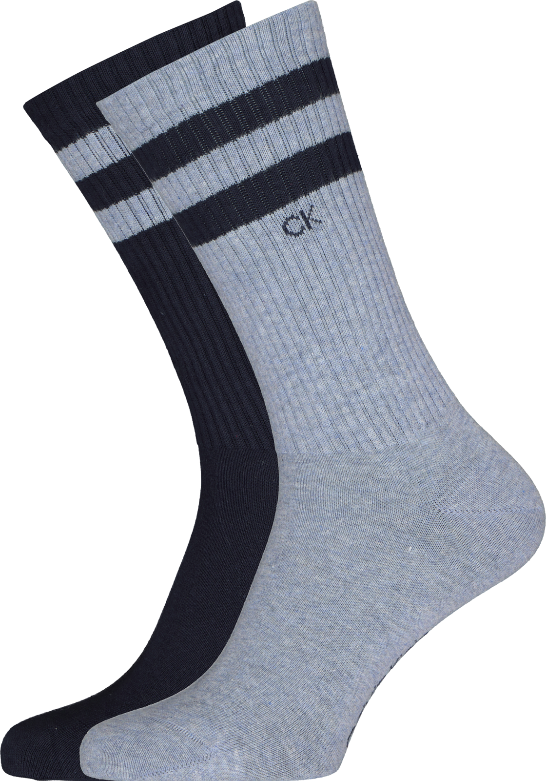 1-8720245218832_ck_sok_2p_HR Calvin Klein herensokken Maurice (2-pack), licht- en donkerblauw