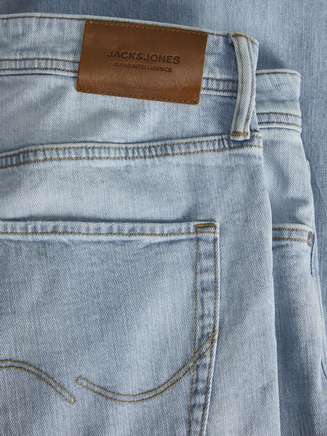 JACK & JONES Mike Original loose fit, heren jeans, denimblauw