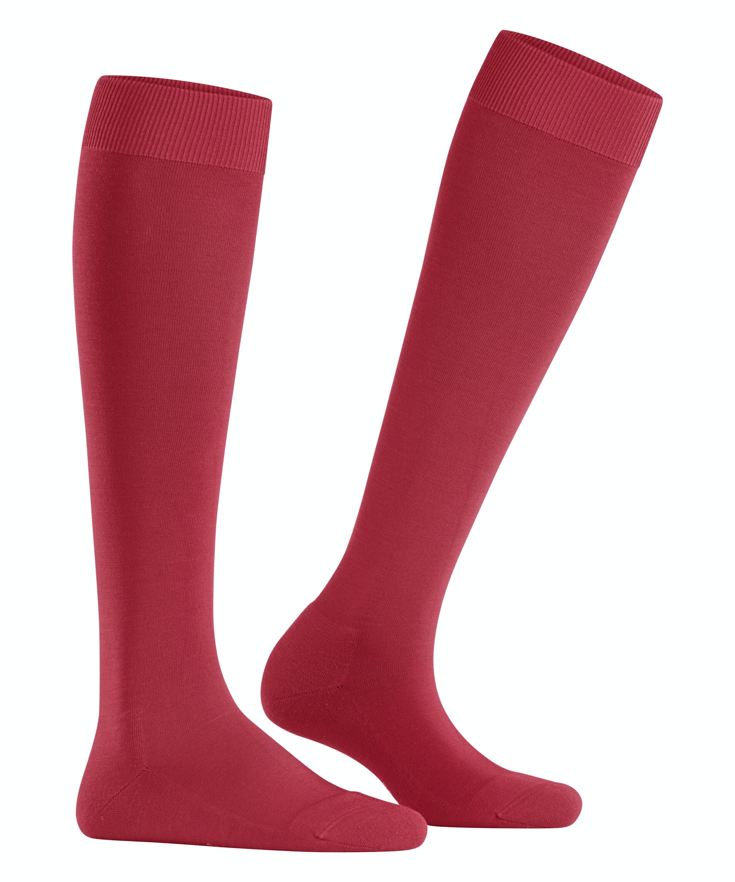 FALKE ClimaWool dames kniekousen, rood (scarlet)
