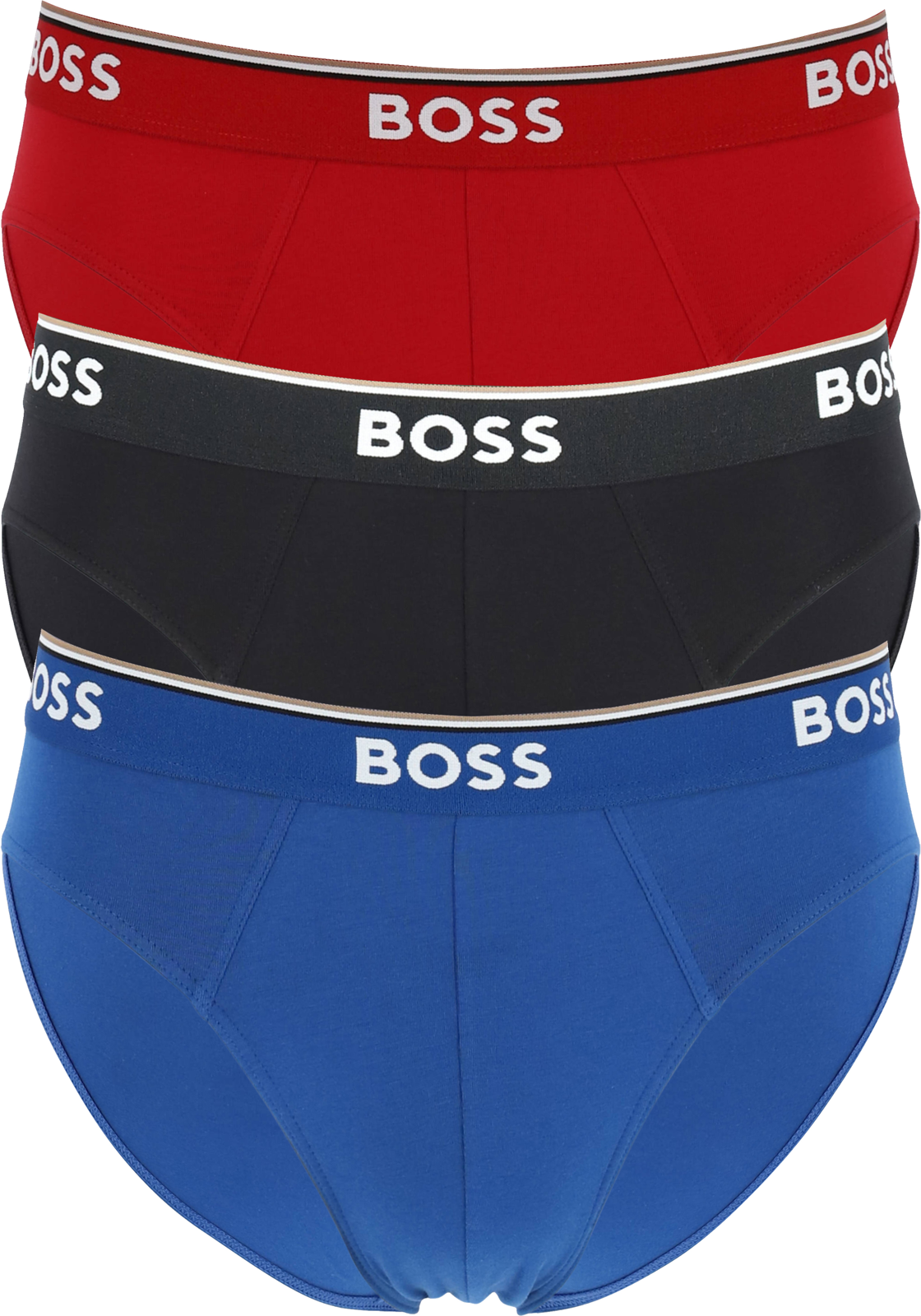 1-4063534486456_hugo_boss_slip_3p_HR HUGO BOSS Power briefs (3-pack), heren slips, rood, blauw, zwart